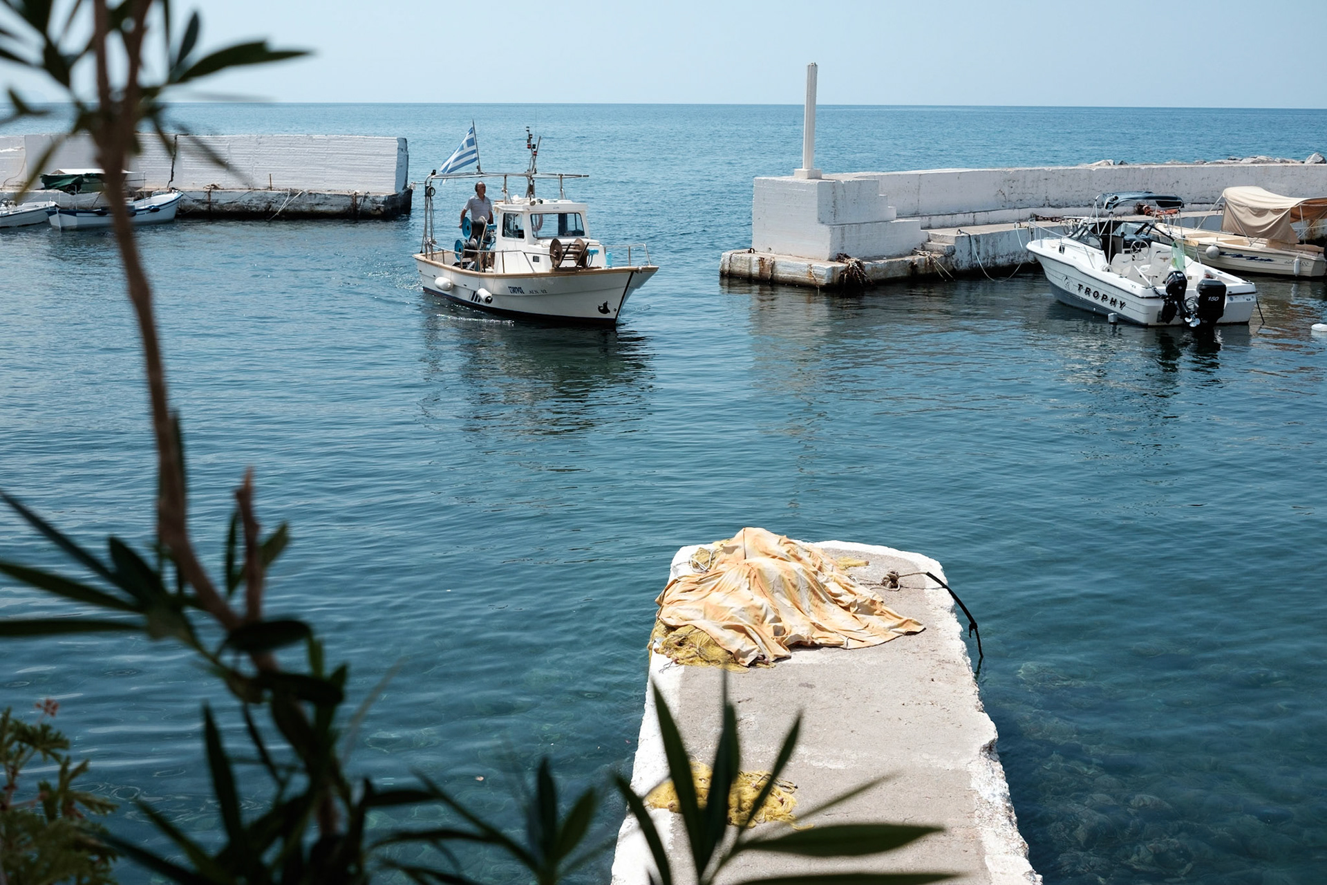 Agios Nikolaos, Péloponnèse, Grèce.