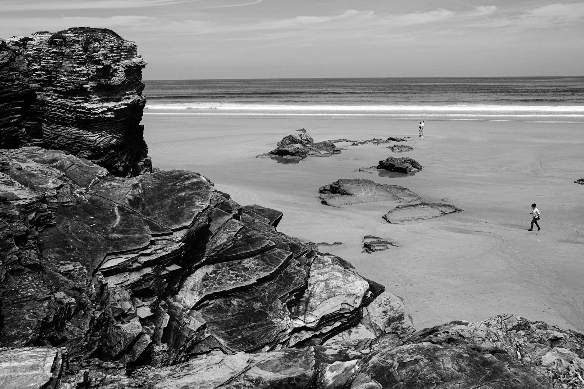 Praia das Catedrais, Galice, Espagne