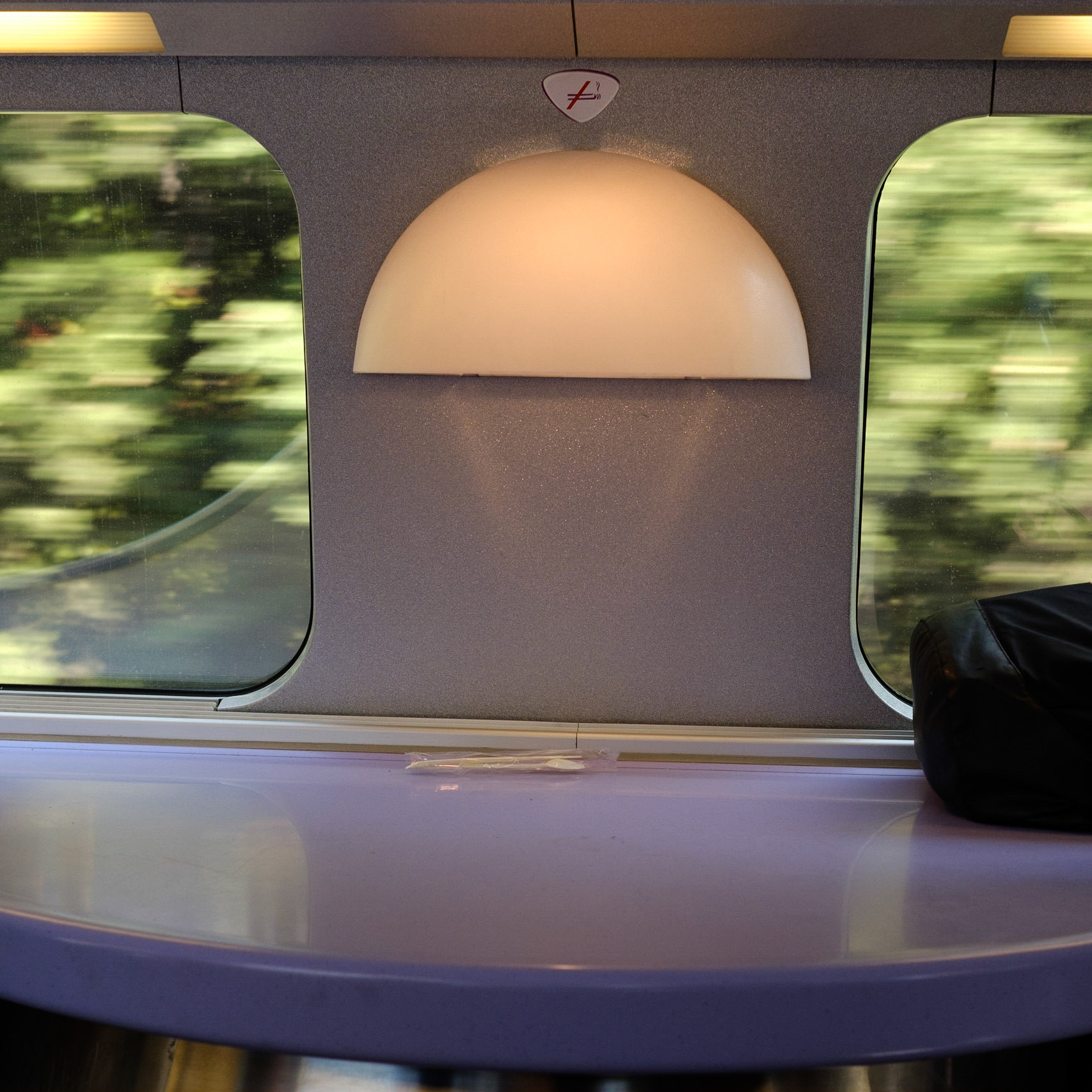 Une vision intérieure et carrée d'un voyage...