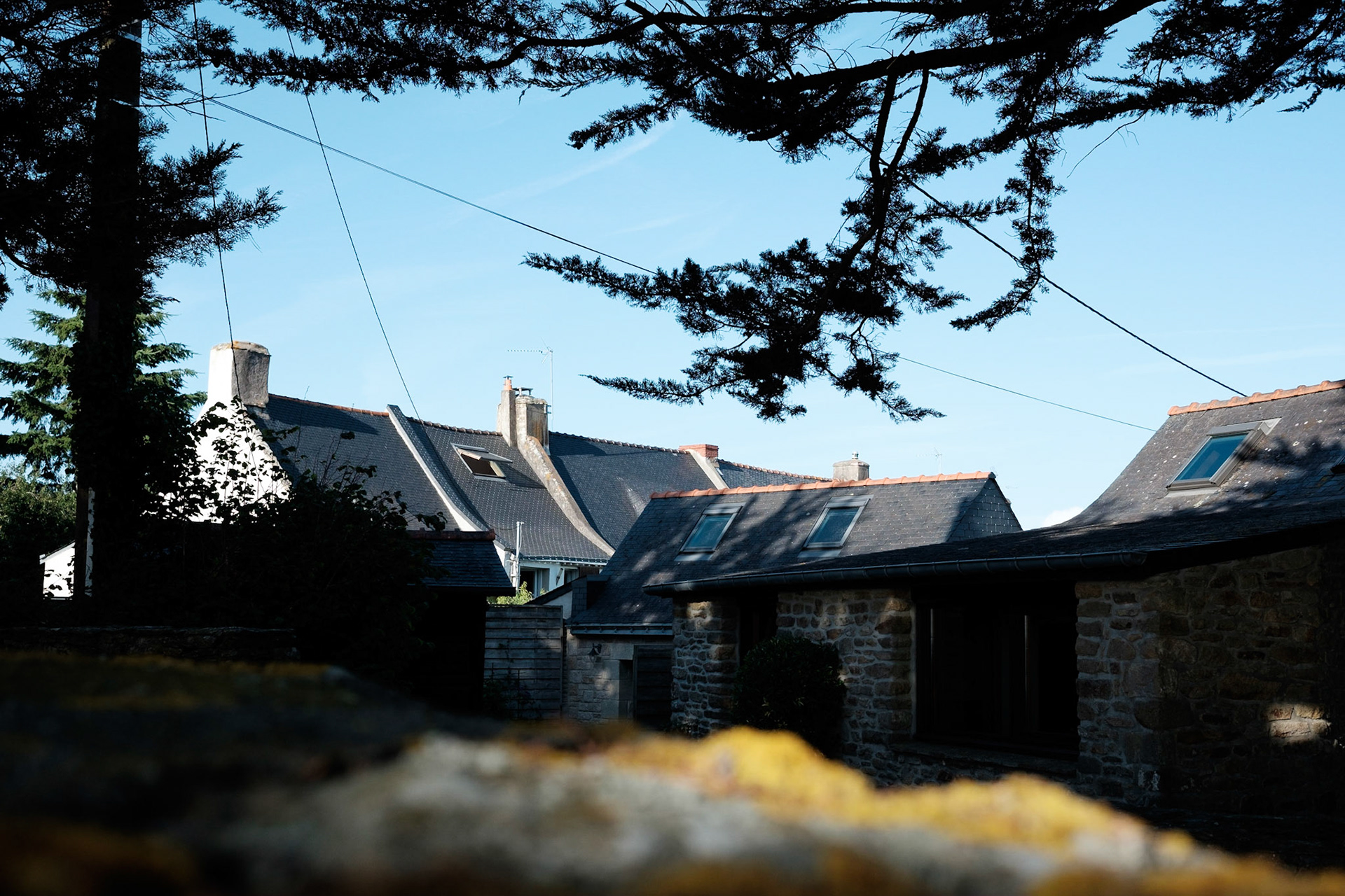 Paysages du Golf de Morbihan, Bretagne, France.