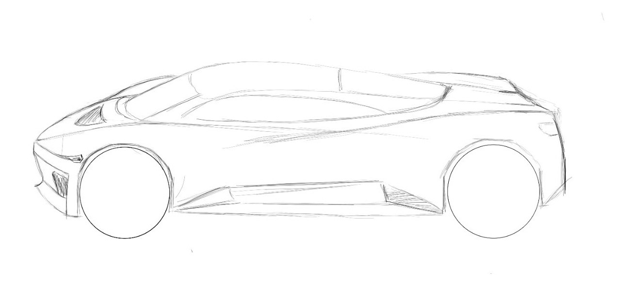 Simurgh's first sketch, January 24, 2020—where the journey began.