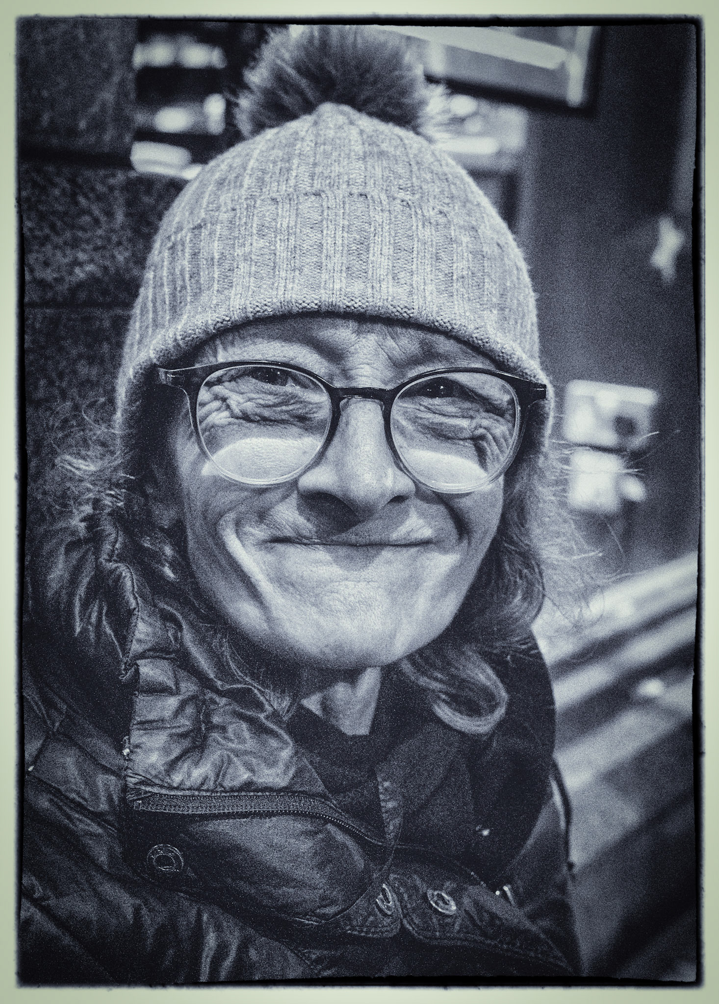 Street people with a smile.by Andy Ainsworth