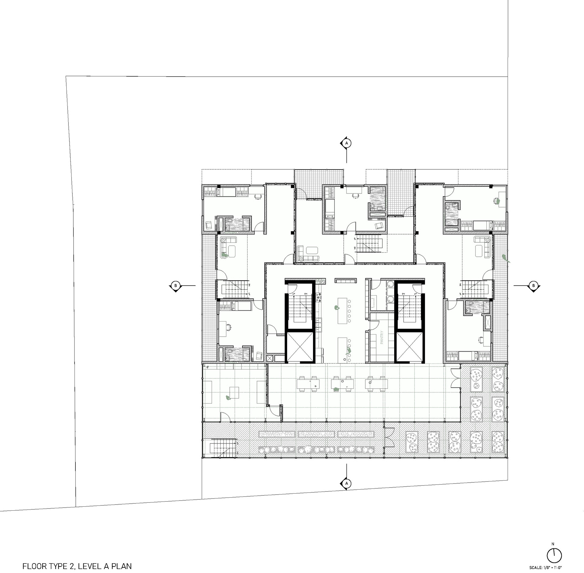 floor type 2 level A plan