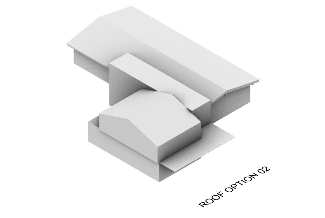 ROOF OPTION 02 MASSING MODEL STUDY