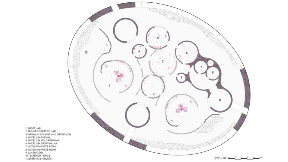 lab floor plan