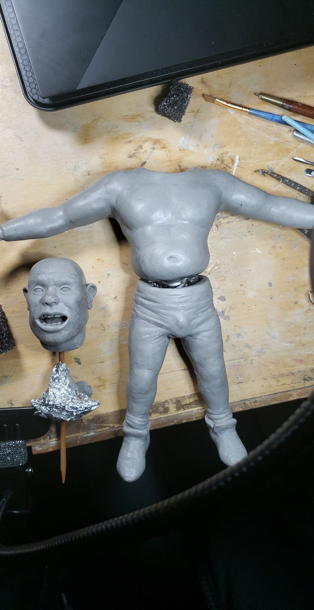 Puppet sculpting by Matt Baehr