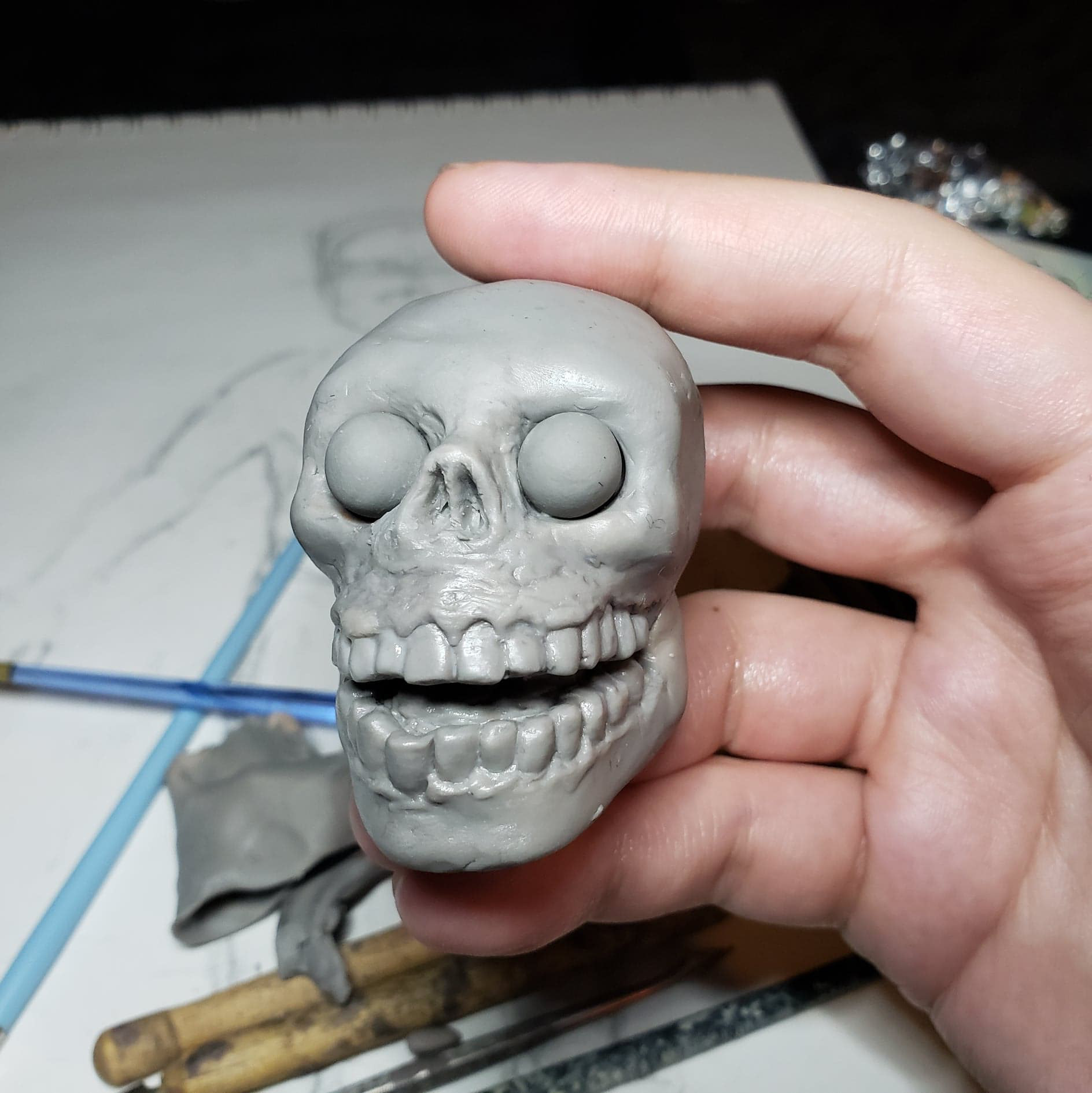 Puppet sculpting by Matt Baehr