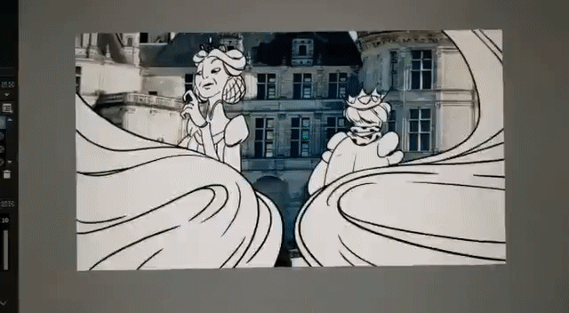 Rough storyboard by Denusaurus