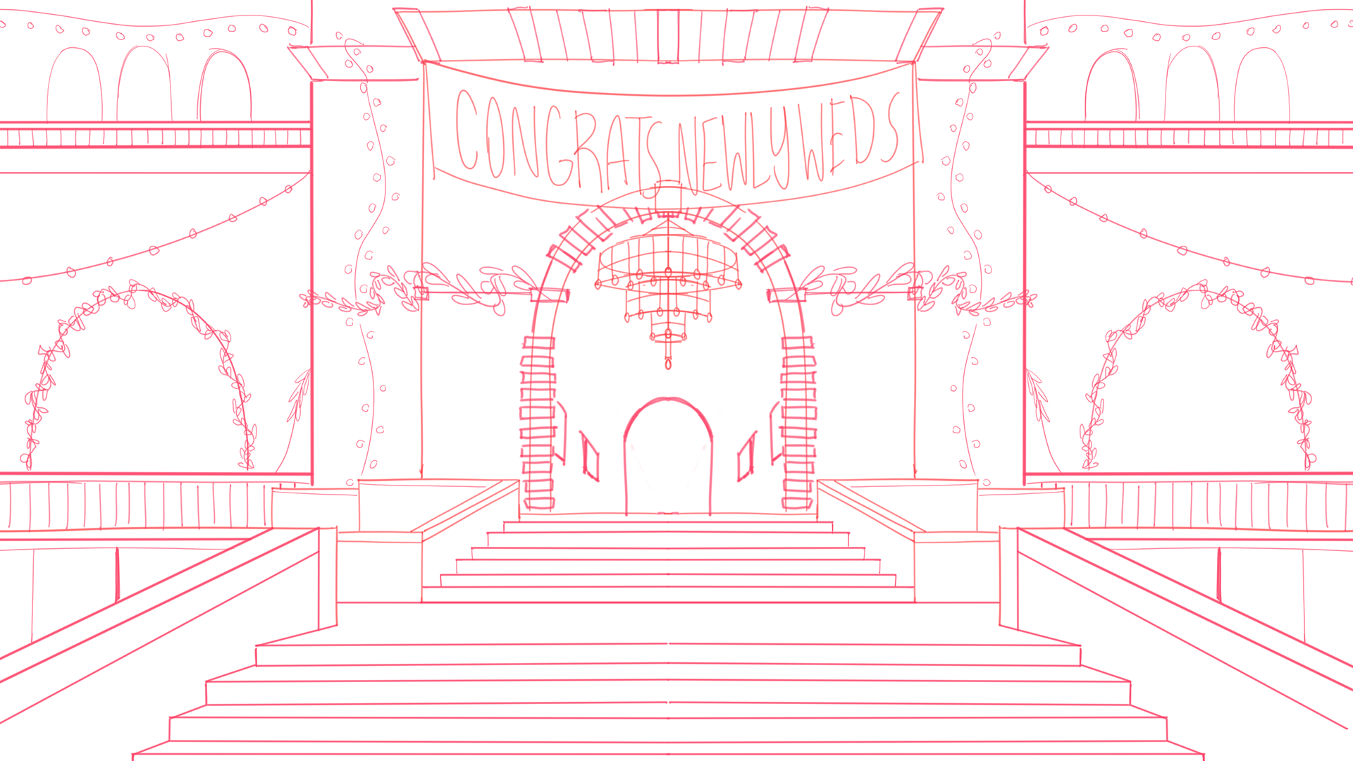 Background sketch by Zach Rios "Mungeons"