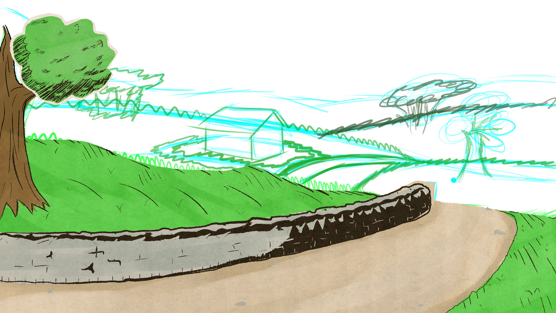 Background WIP by SD Toons