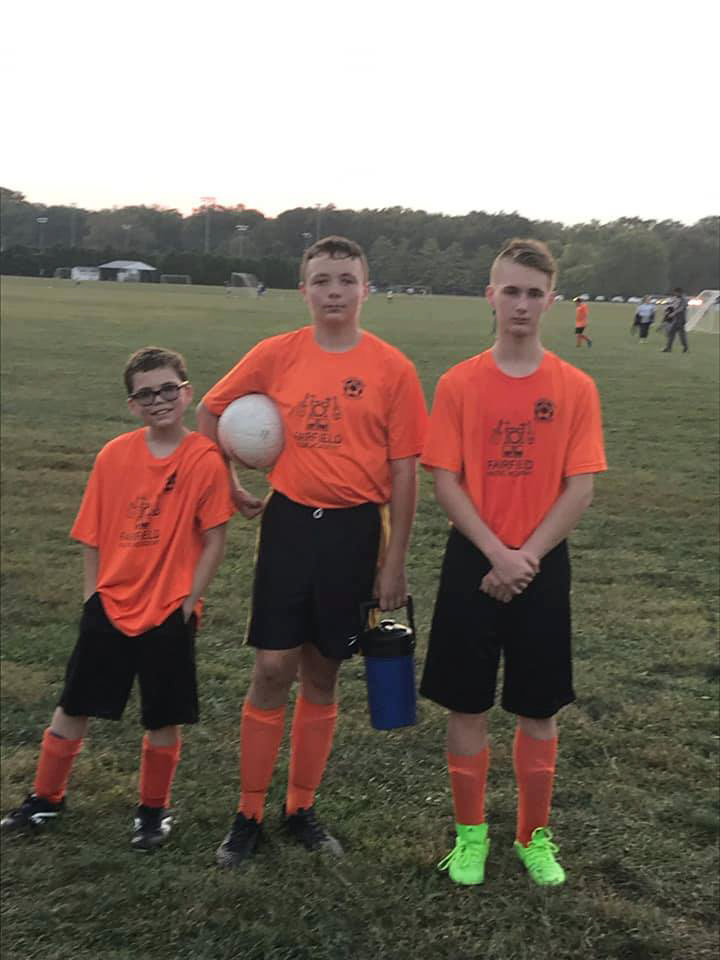 New logo adorned on a children's soccer team jersey