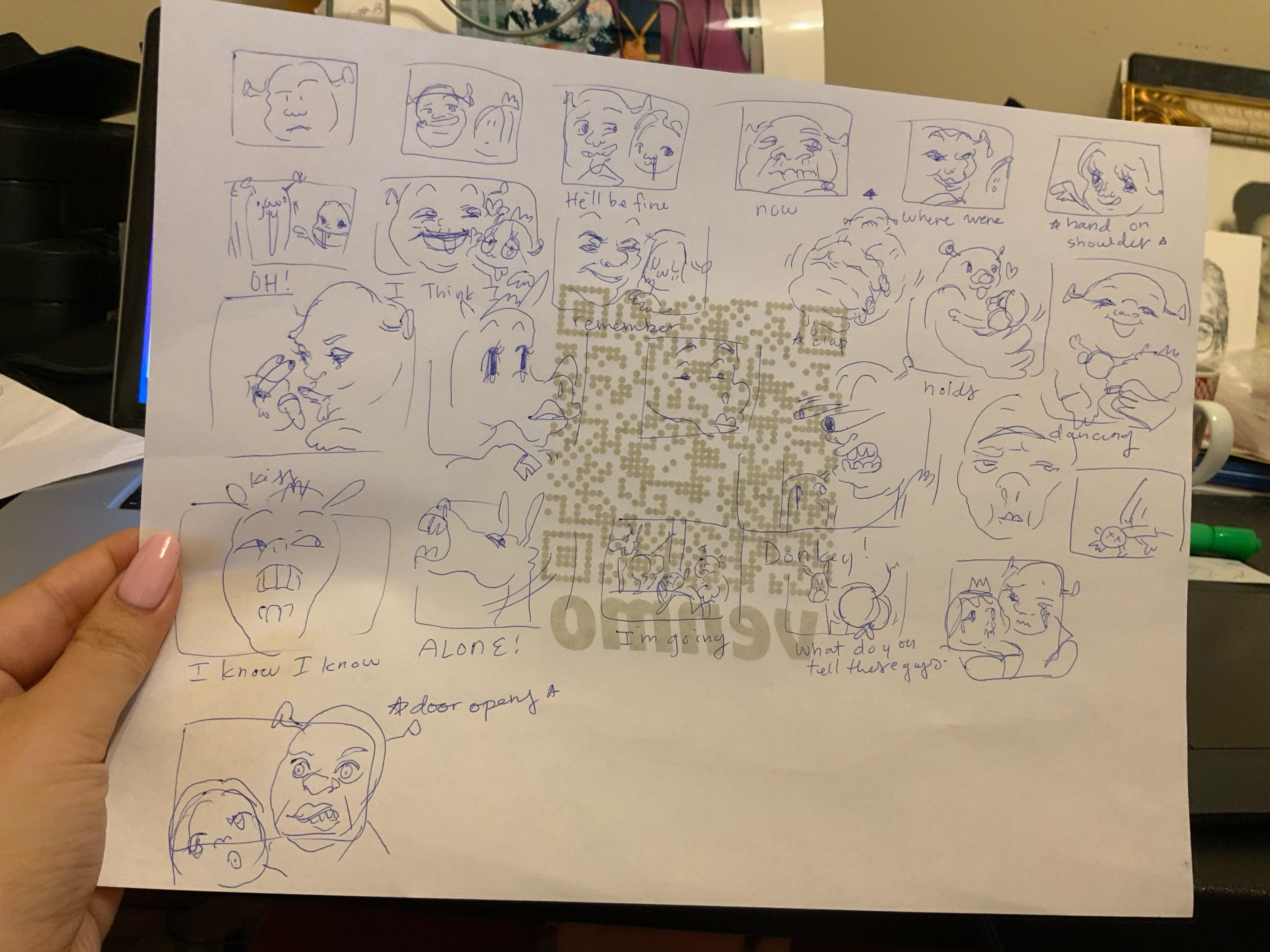 Storyboard by Amy Nguyen