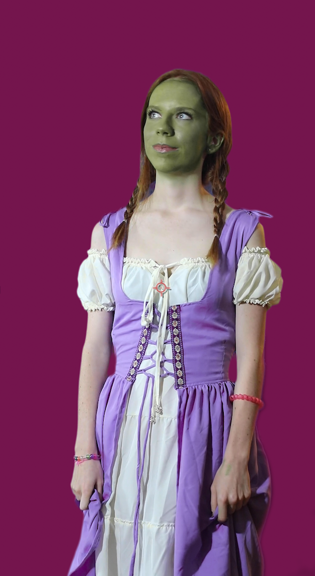 Sarah Shaw in costume