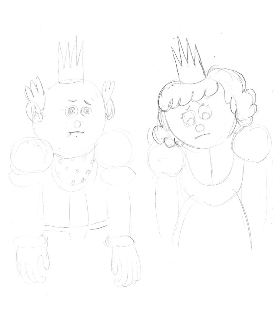 Unused puppet concept art by Lila Burns