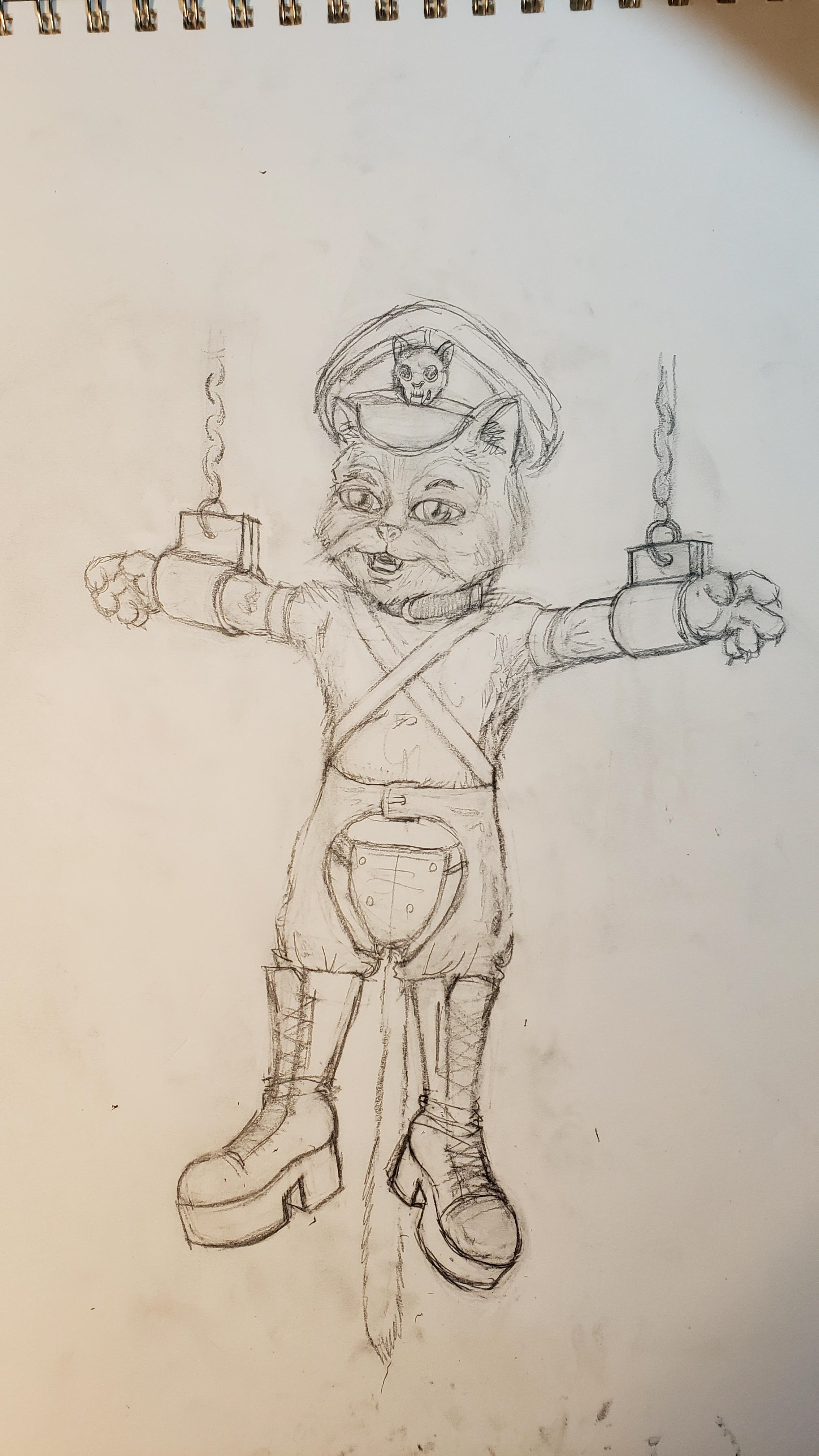 Puppet sketches by Matt Baehr