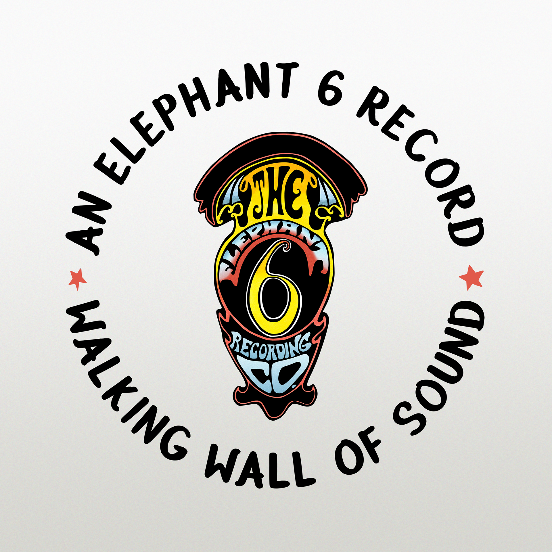 The front side of a "dust jacket" design that would be used in a hypothetical vinyl release by the recording company