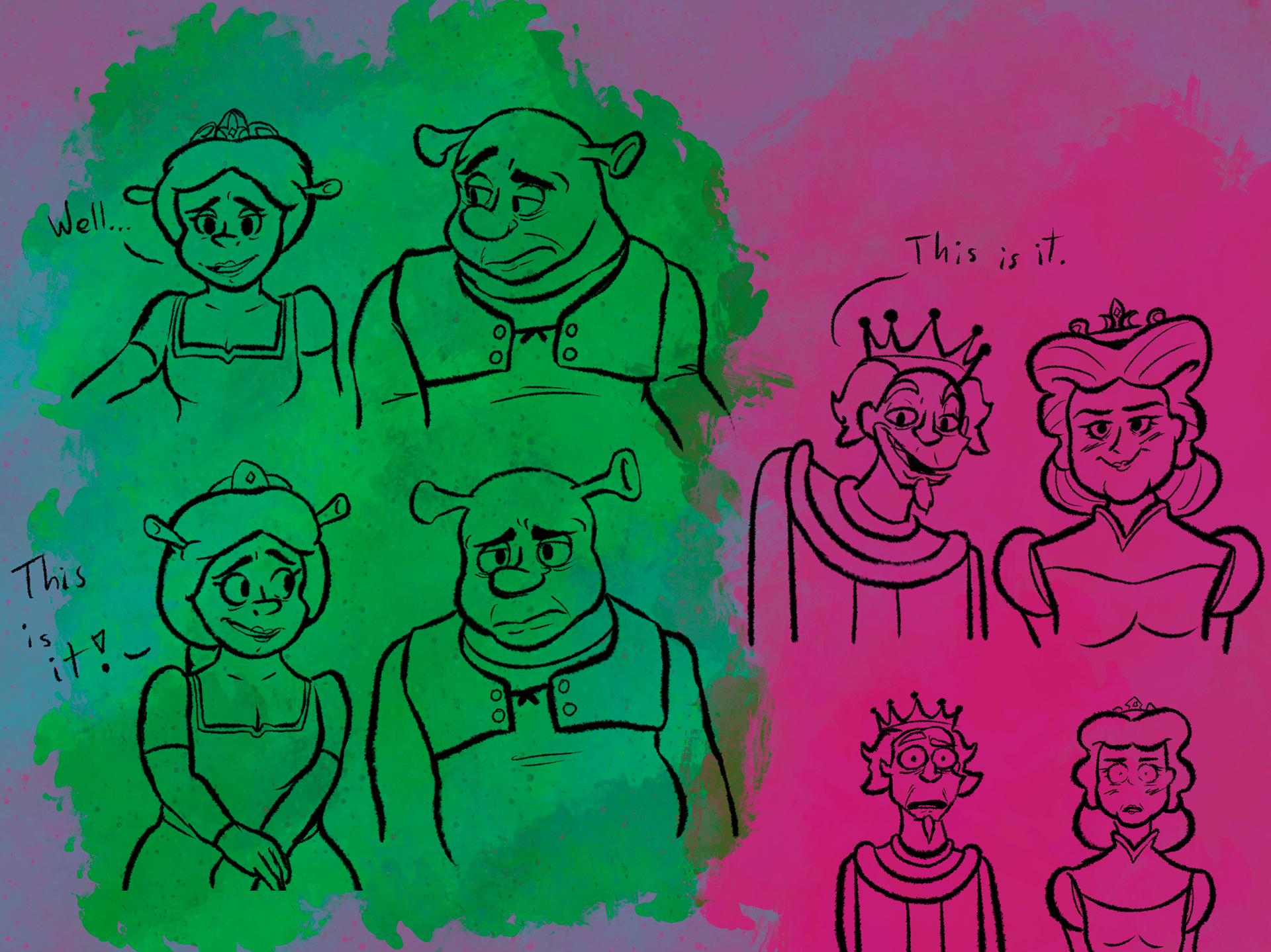 Character tests by Piggybank (Nick)