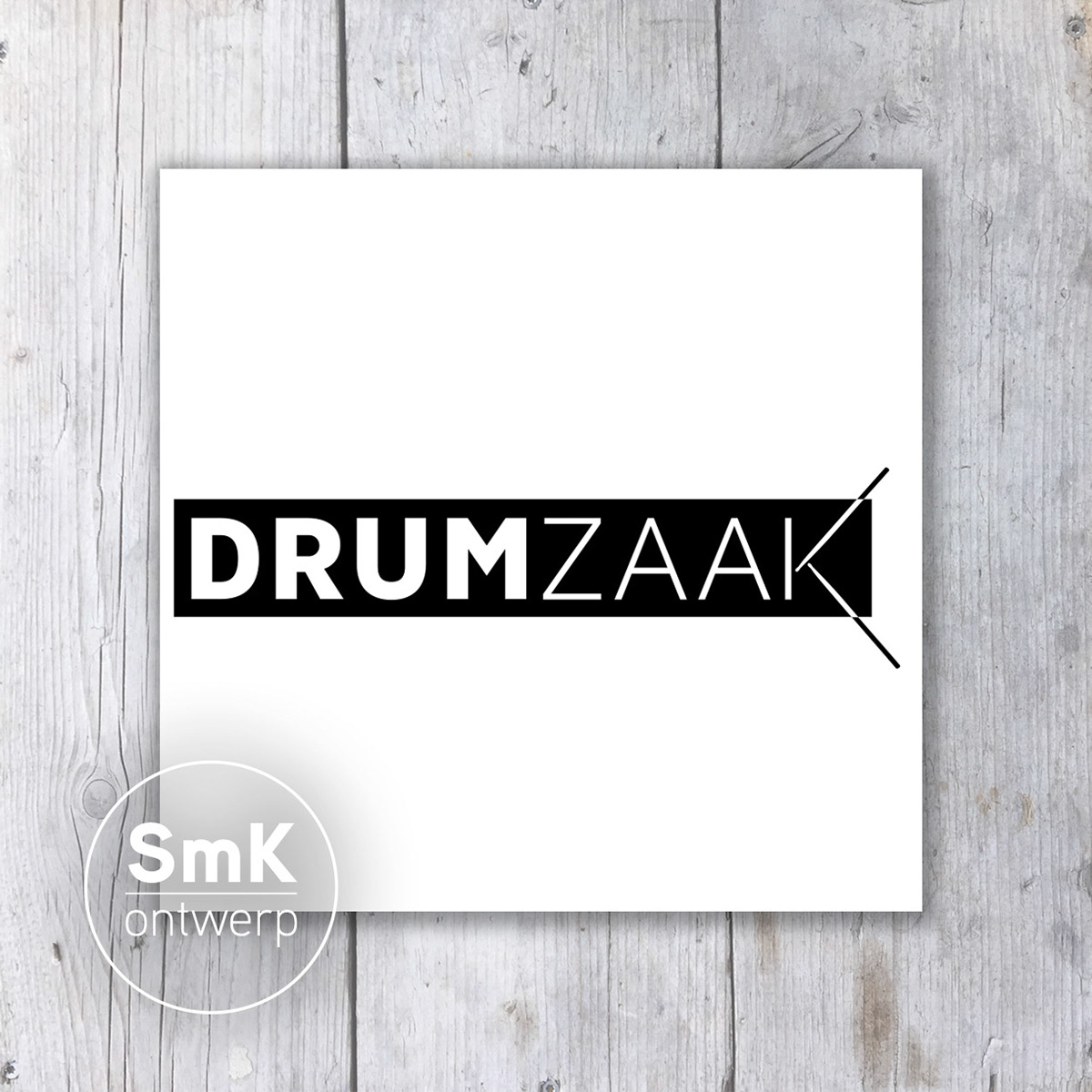 Voor Drumzaak Apeldoorn heeft SMK Ontwerp het logo ontworpen, strak en tijdloos!