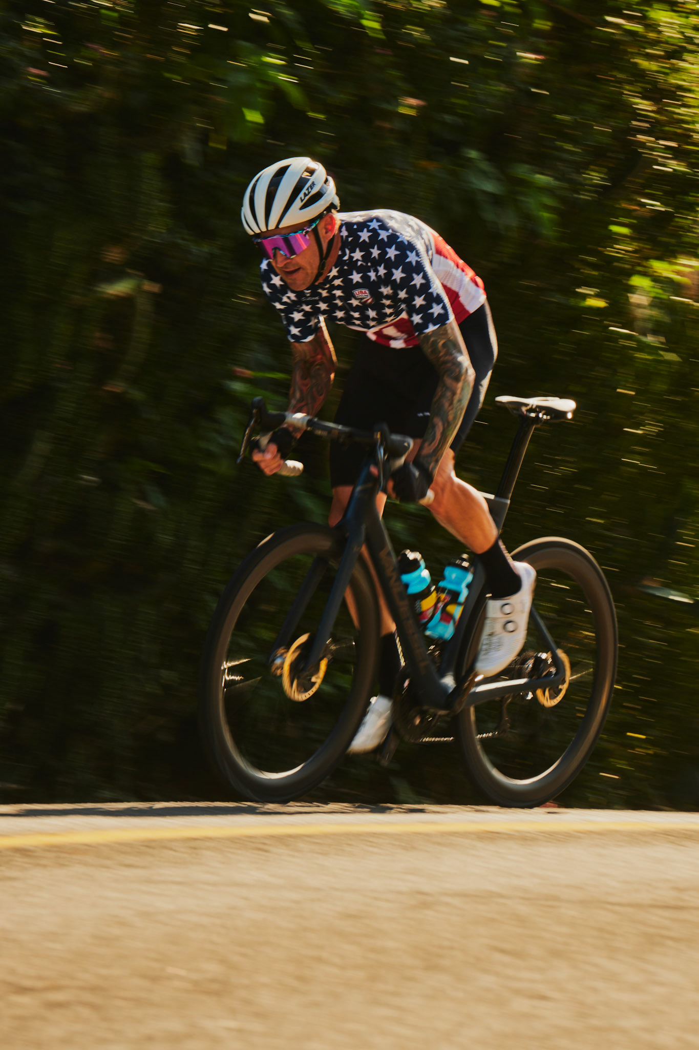 Phil Tintsman Road bike Action