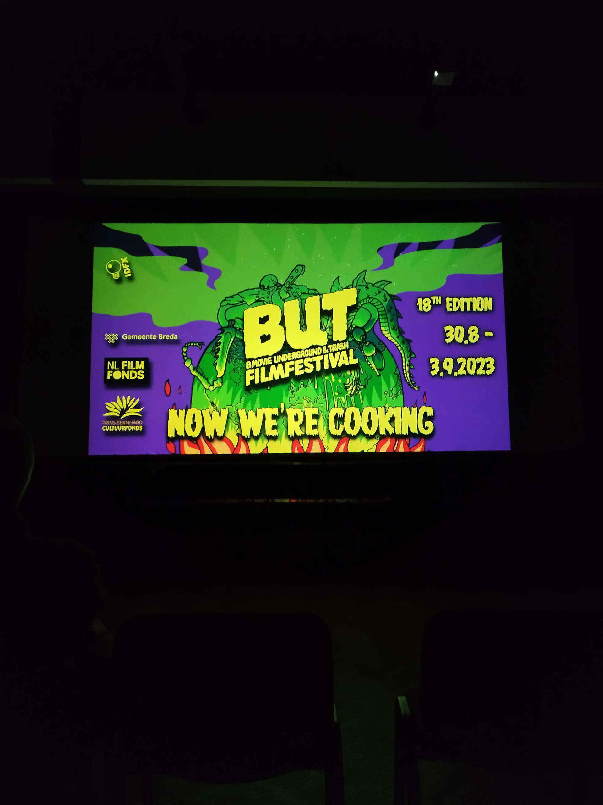 Illustration on the silver screen.