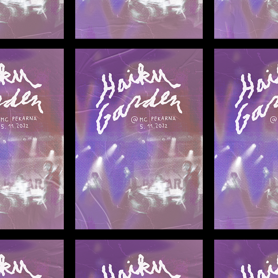 Haiku Garden concert poster