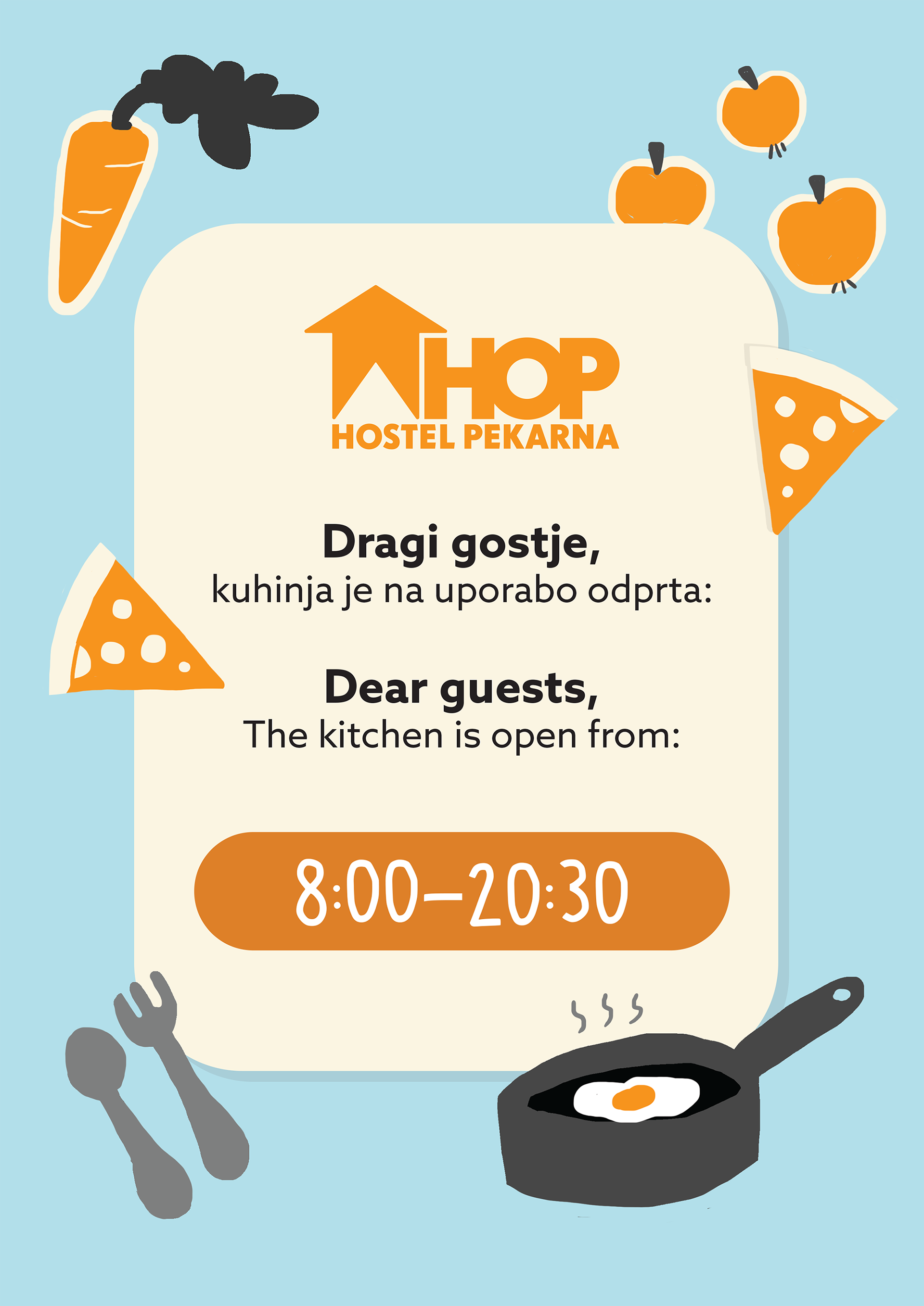 Kitchen sticker