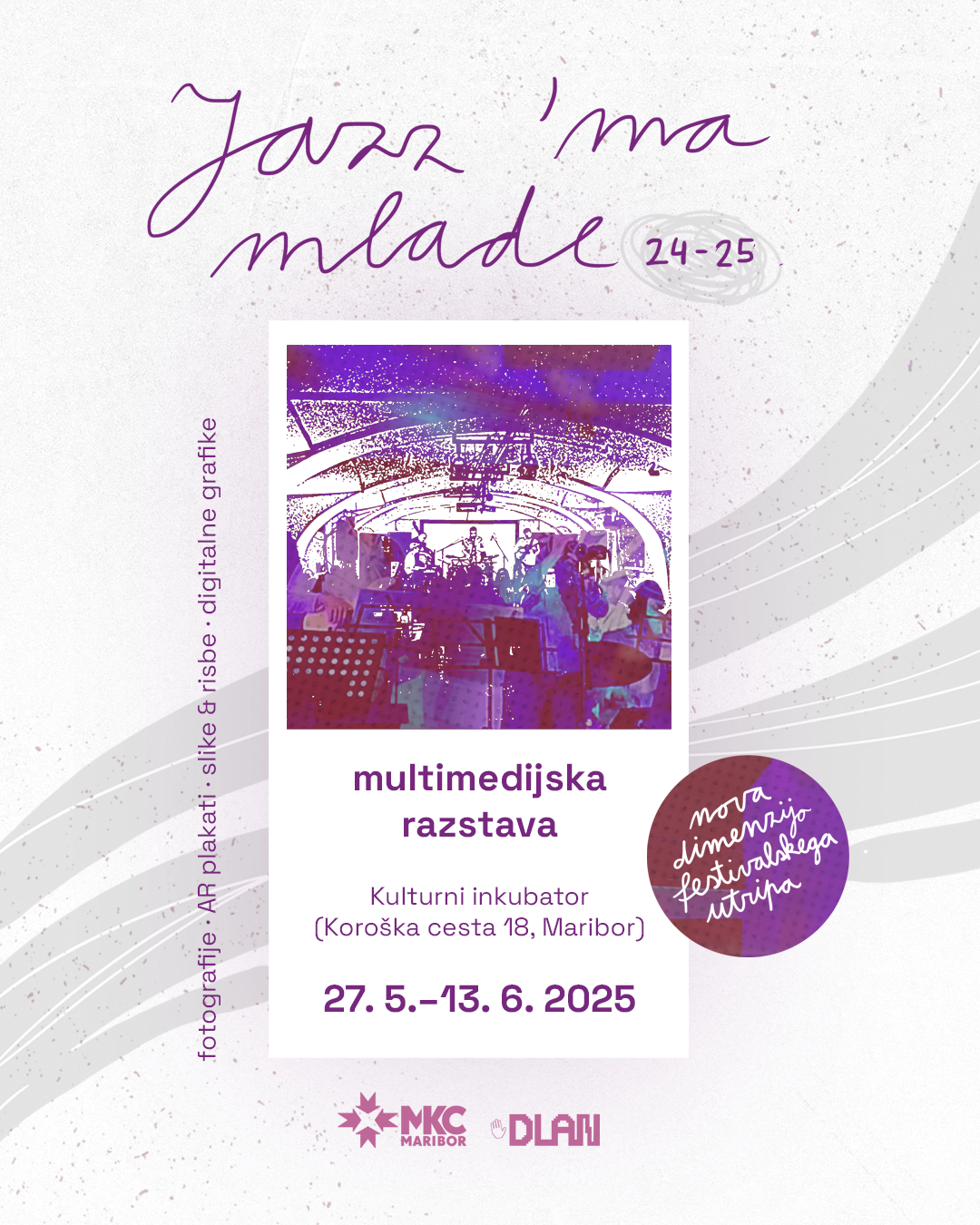 Jazz 'ma mlade 24-25 exhibition poster