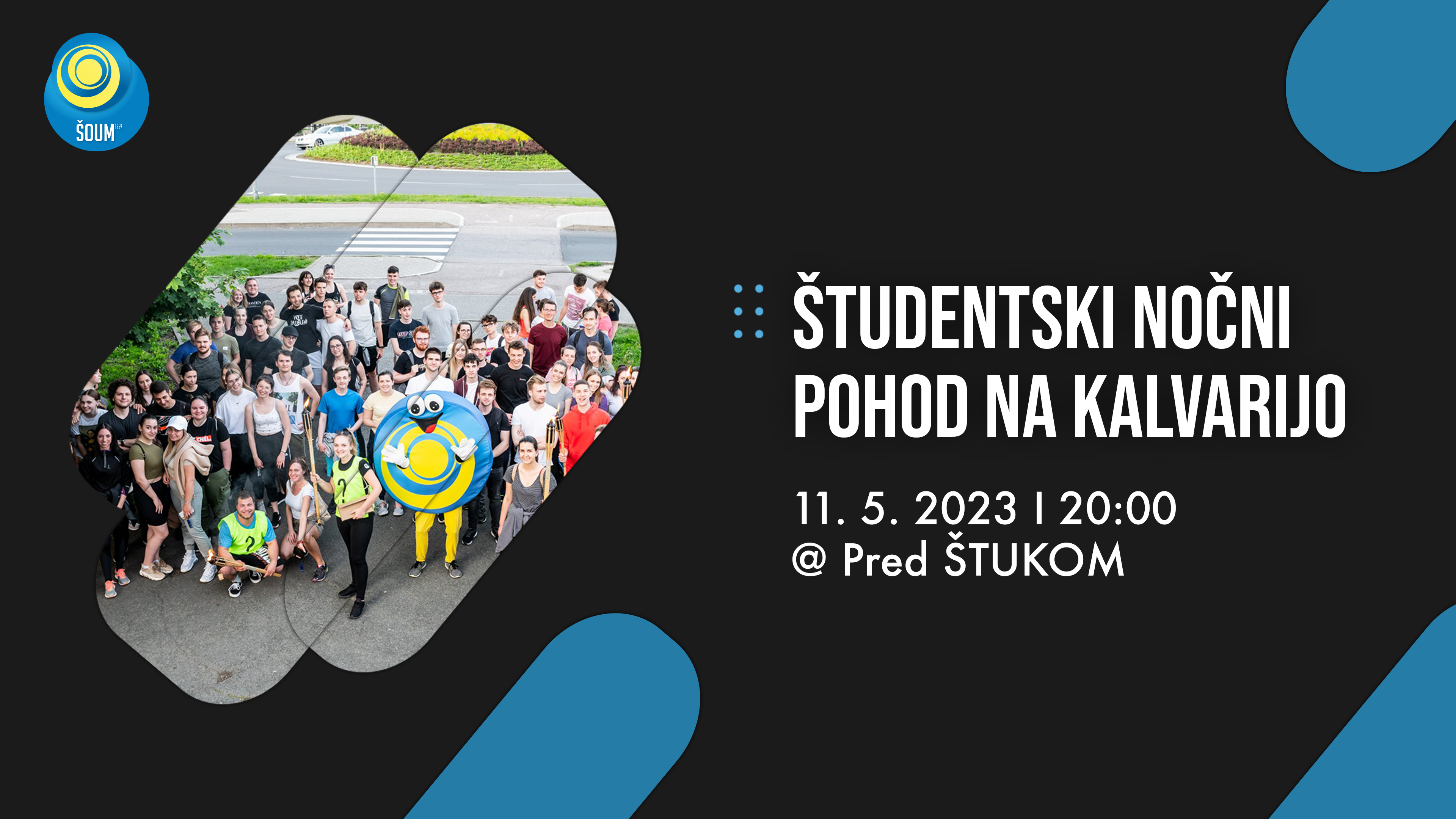 Študentski nočni pohod na Kalvarijo - LCD