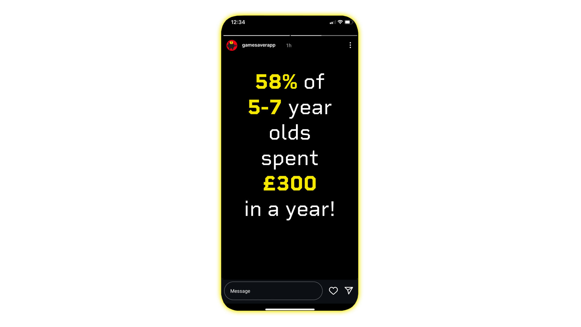 Game Saver Instagram Story 1