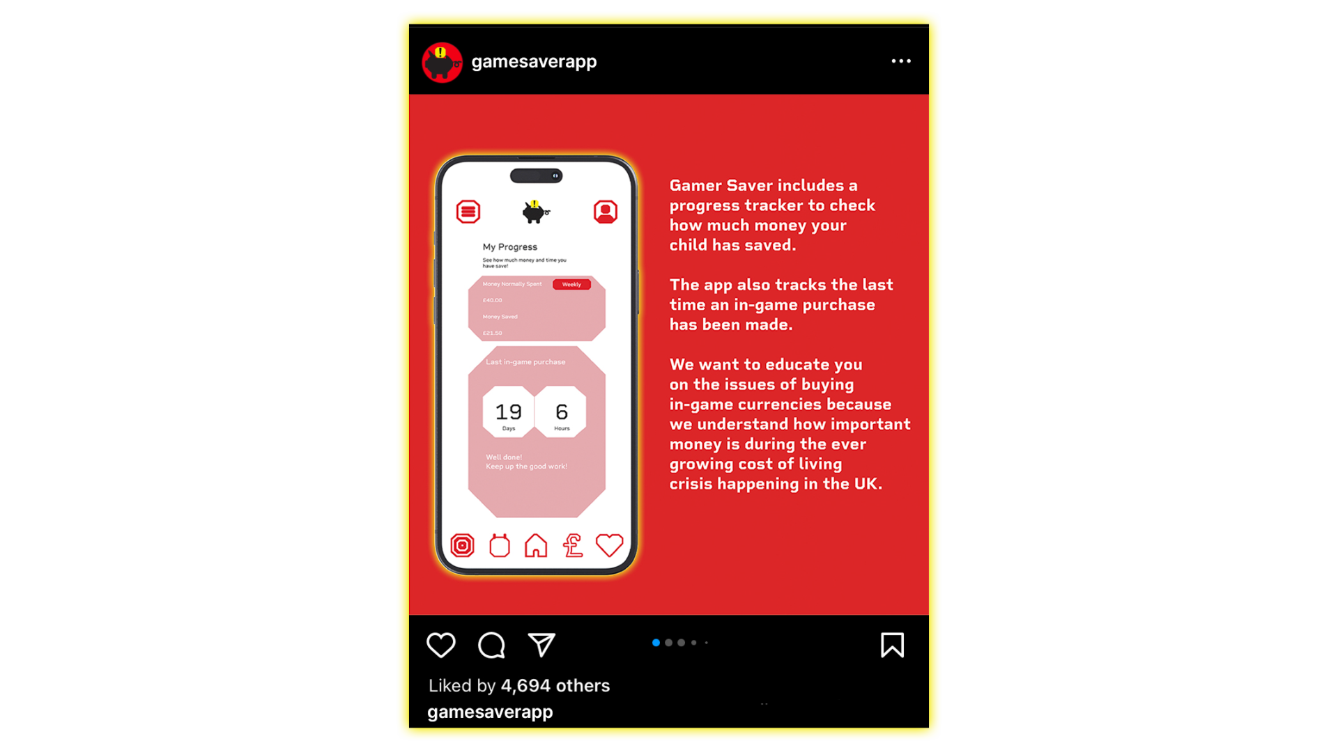 Game Saver Instagram Post 2