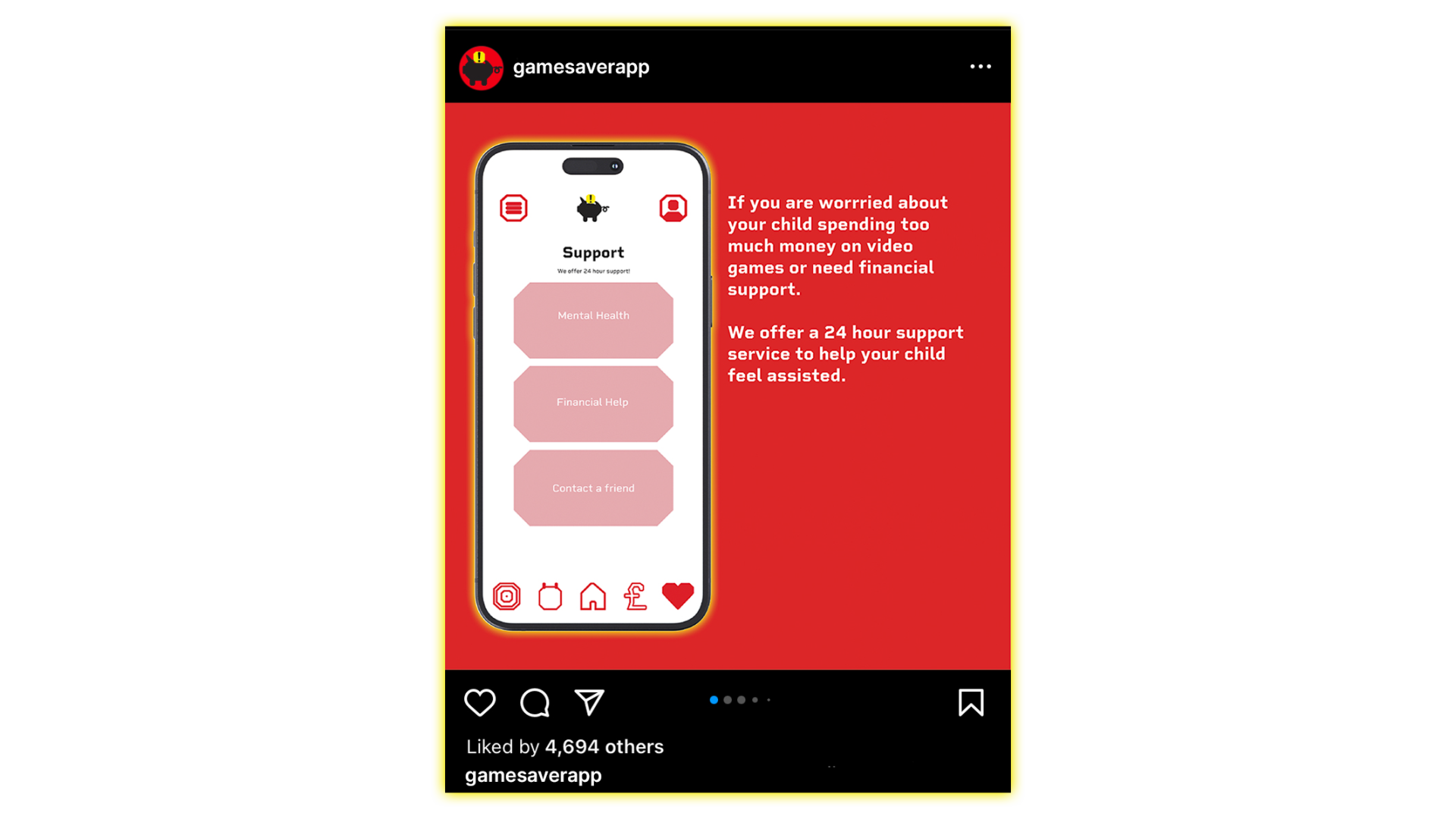 Game Saver Instagram Post 5