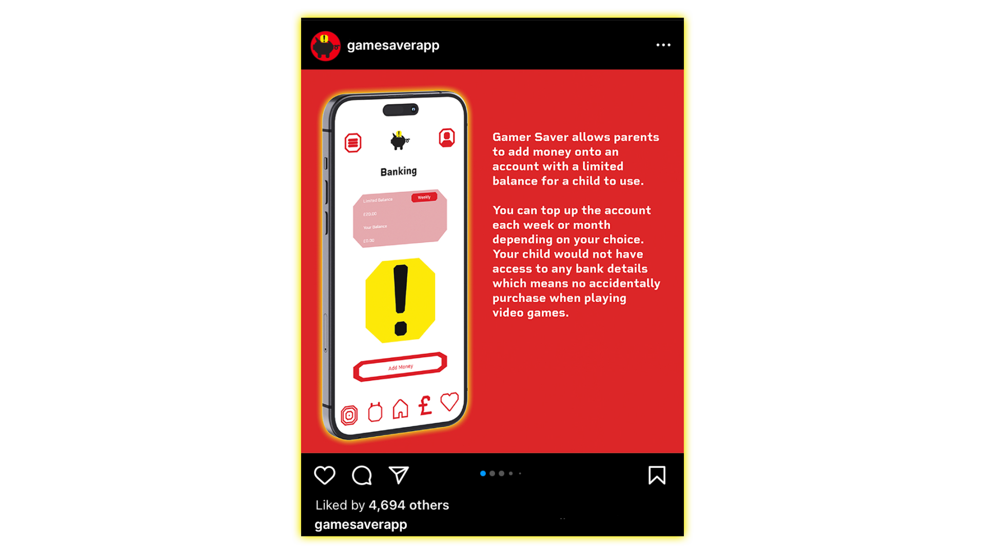 Game Saver Instagram Post 3