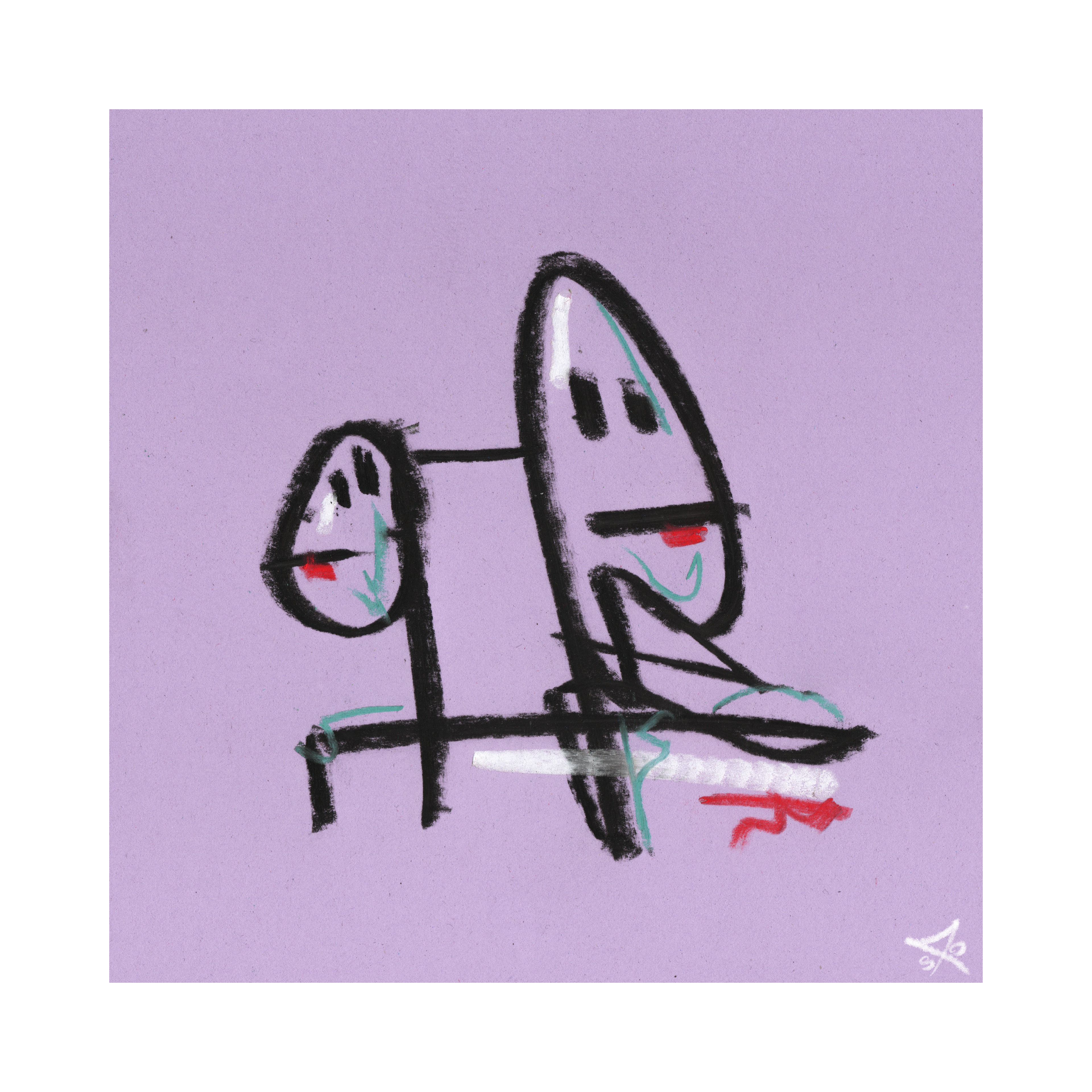 "are we there yet?" pastel