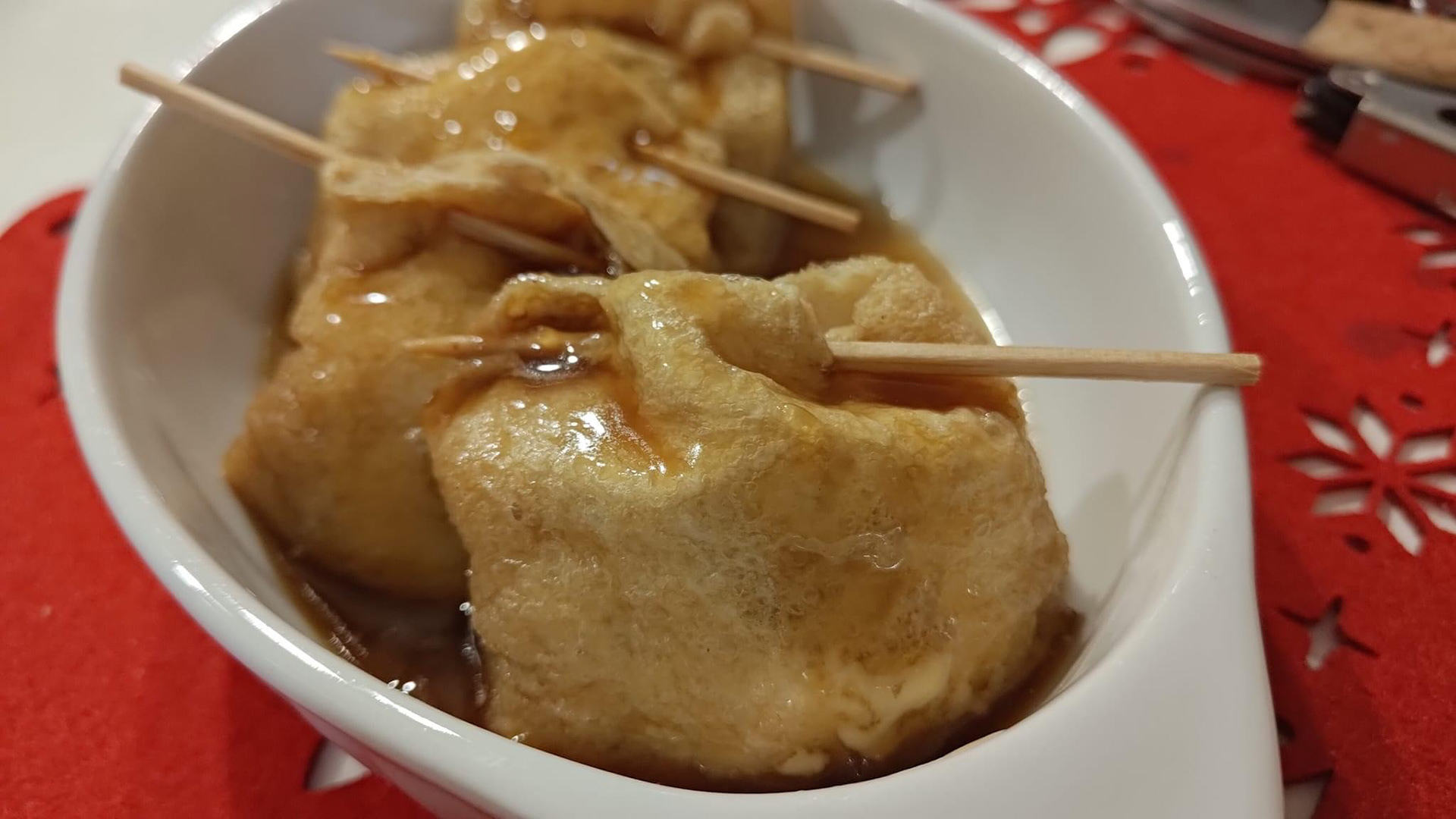 馬肉のもち巾着