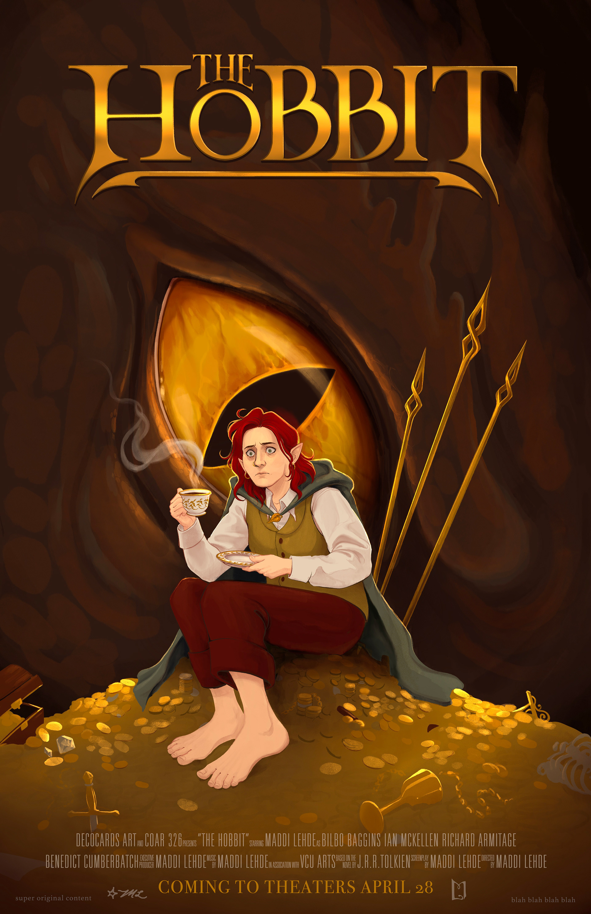 The Hobbit (Self Portrait Poster)