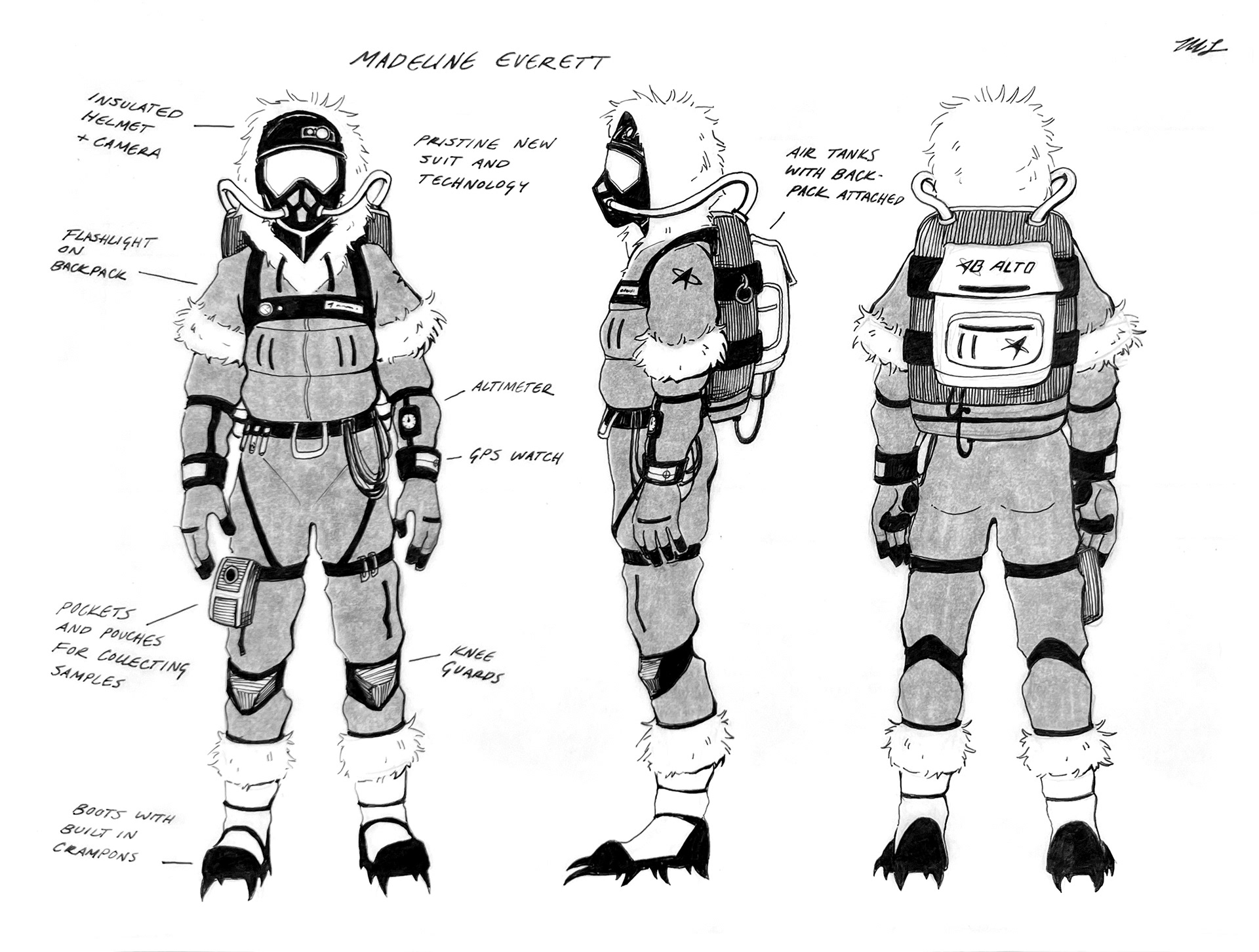 Madeline Everett Character Design
