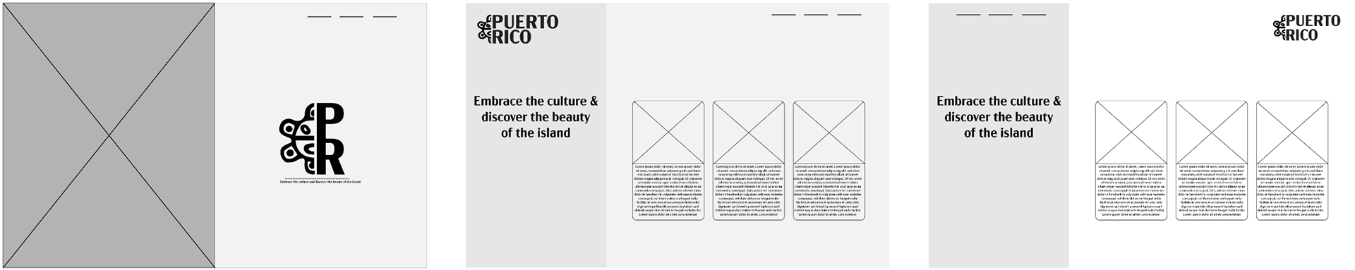 Digital Draft for tourism Webpage & opening page v1