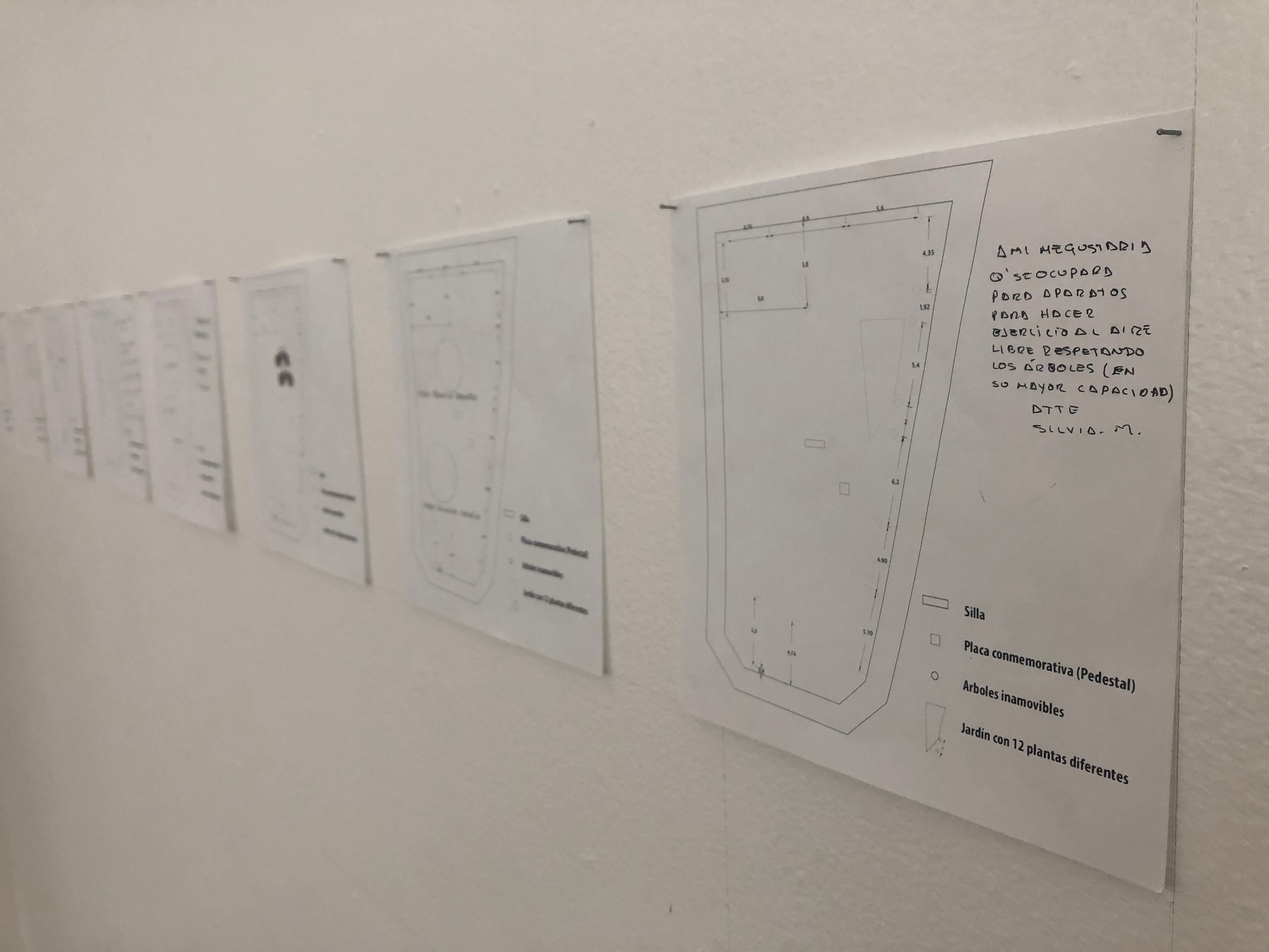 Detalle del montaje de la pieza "Arquitectura del Deseo", Robelo Zerón, 2019. 