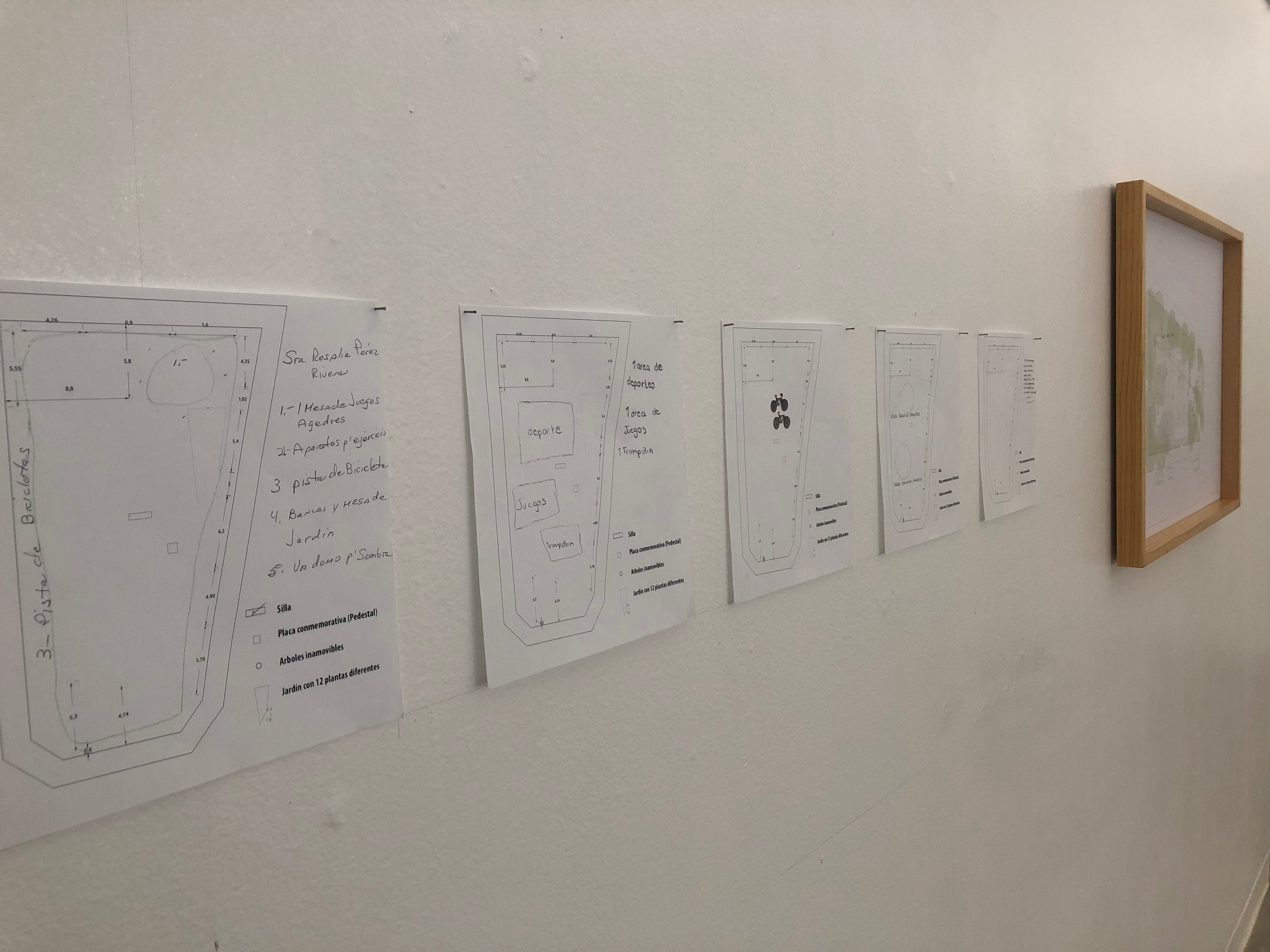 Detalle del montaje de la pieza "Arquitectura del Deseo", Robelo Zerón, 2019. 