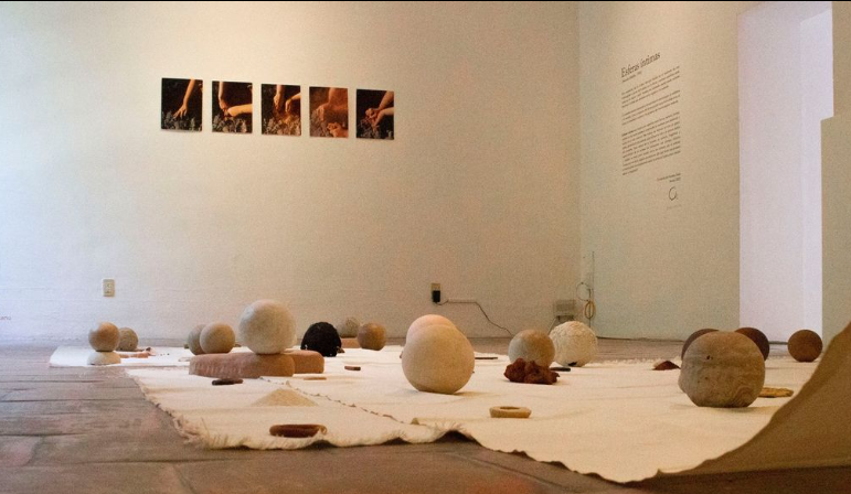 Montaje de la exposición en Casa Ceniza (Guadalajara, 2021). 