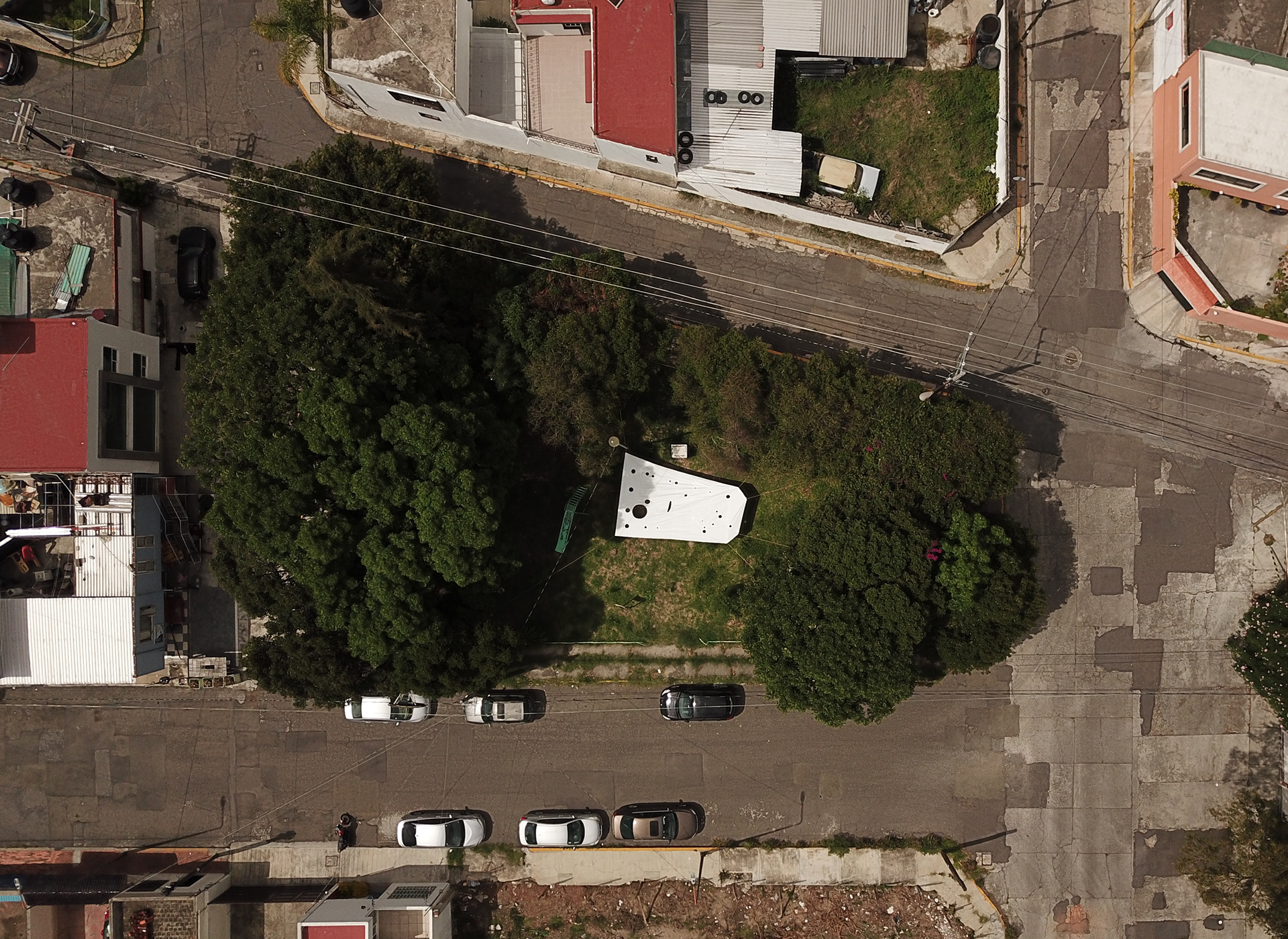 Instalación en sitio especifico dentro del "Espacio del Talento" ubicado en la Col. Belisario Domínguez, Puebla (2019). 