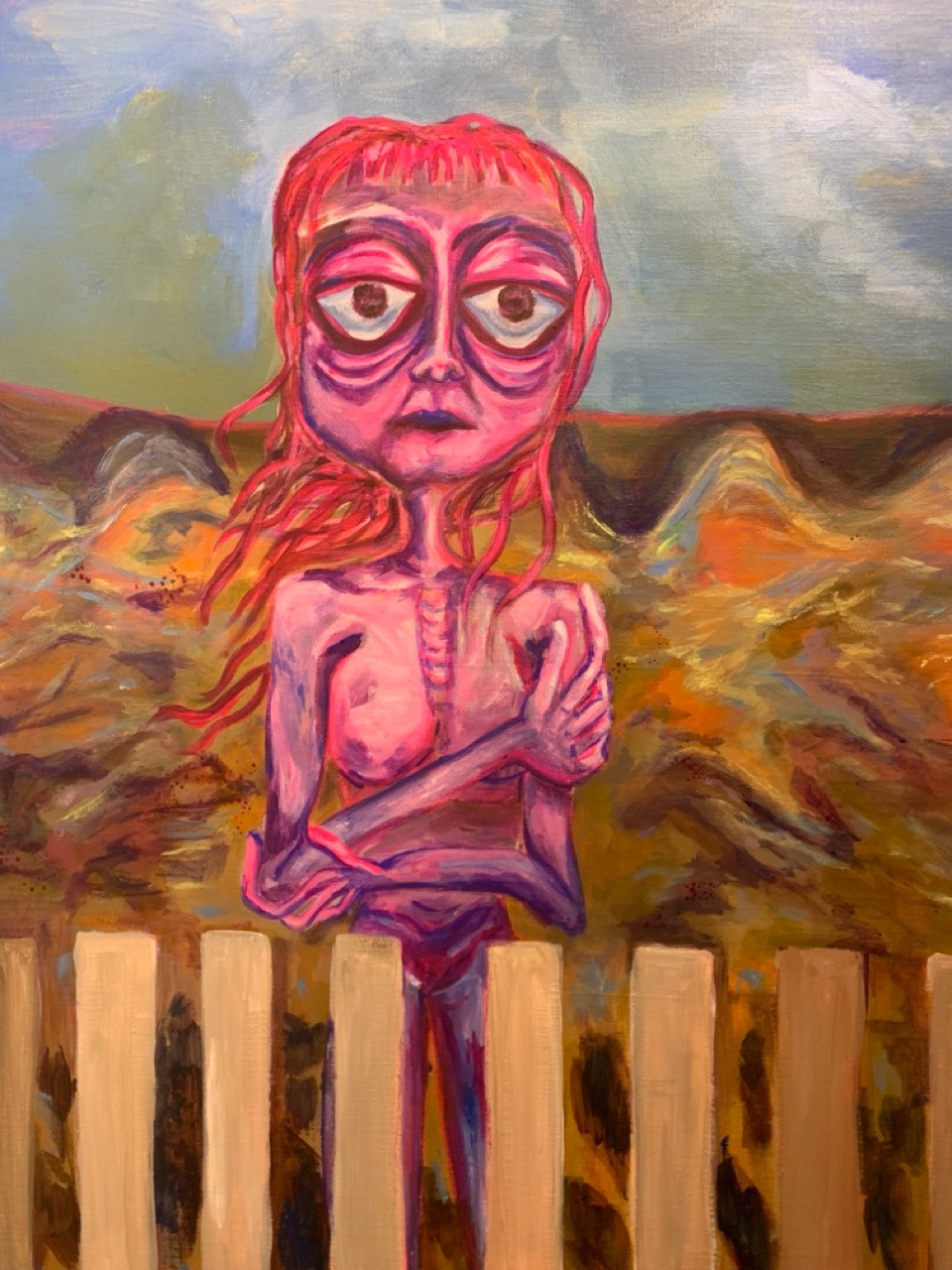 “Extremely Soft” - Acrylic on Canvas DETAIL - 36” x 48”