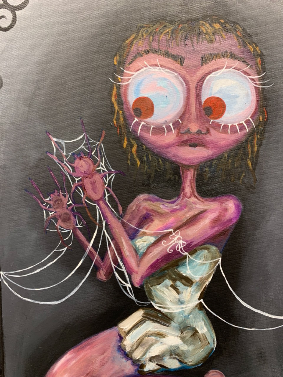 “Becoming One” - Acrylic on Canvas DETAILS 30” x 40”
