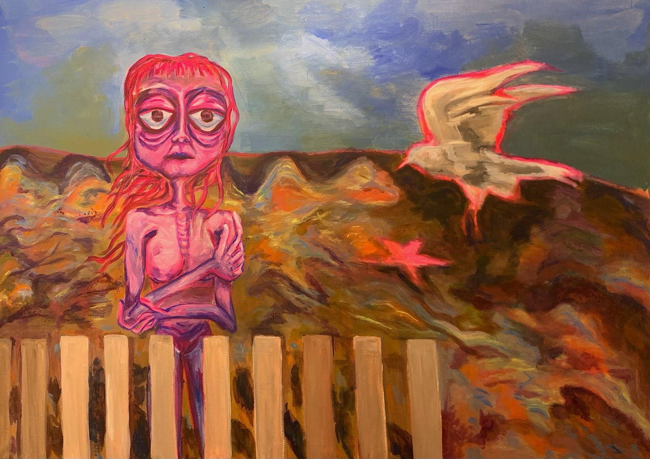 “Extremely Soft” - Acrylic on Canvas - 36” x 48”