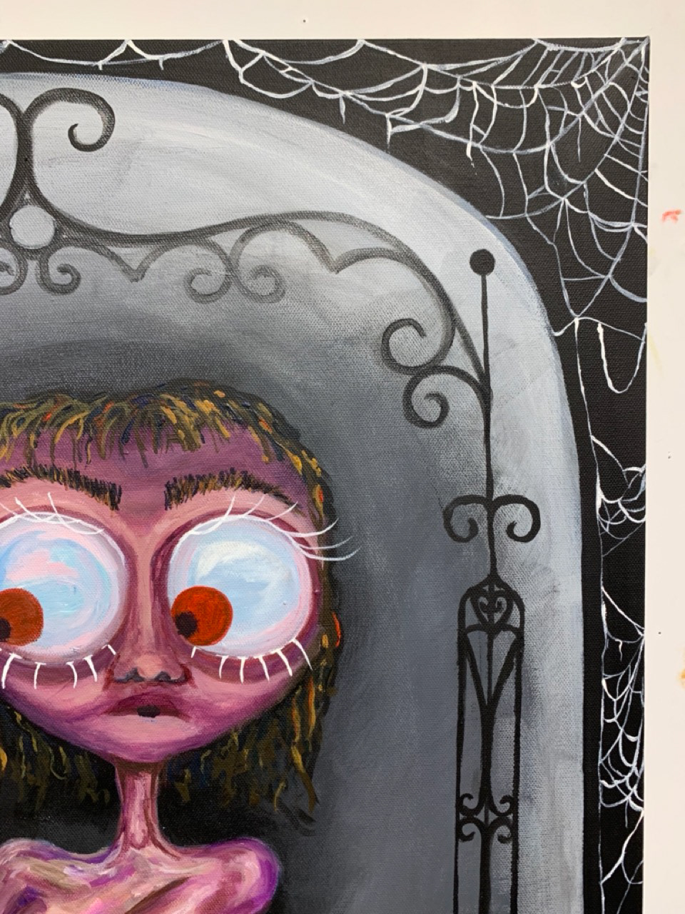 “Becoming One” - Acrylic on Canvas DETAILS 30” x 40”