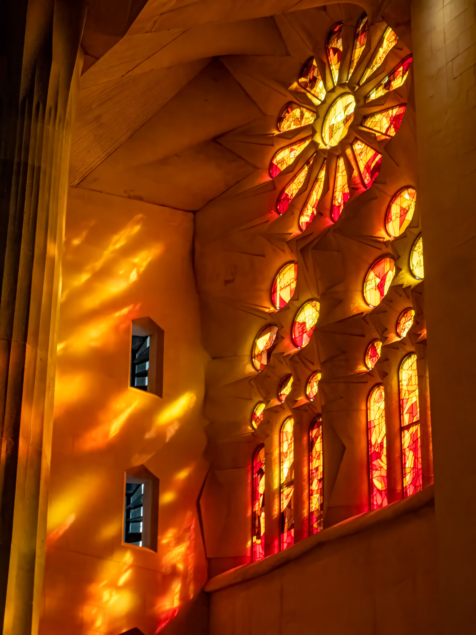 Afternoon Stain Glass Light, Sagrada Famila