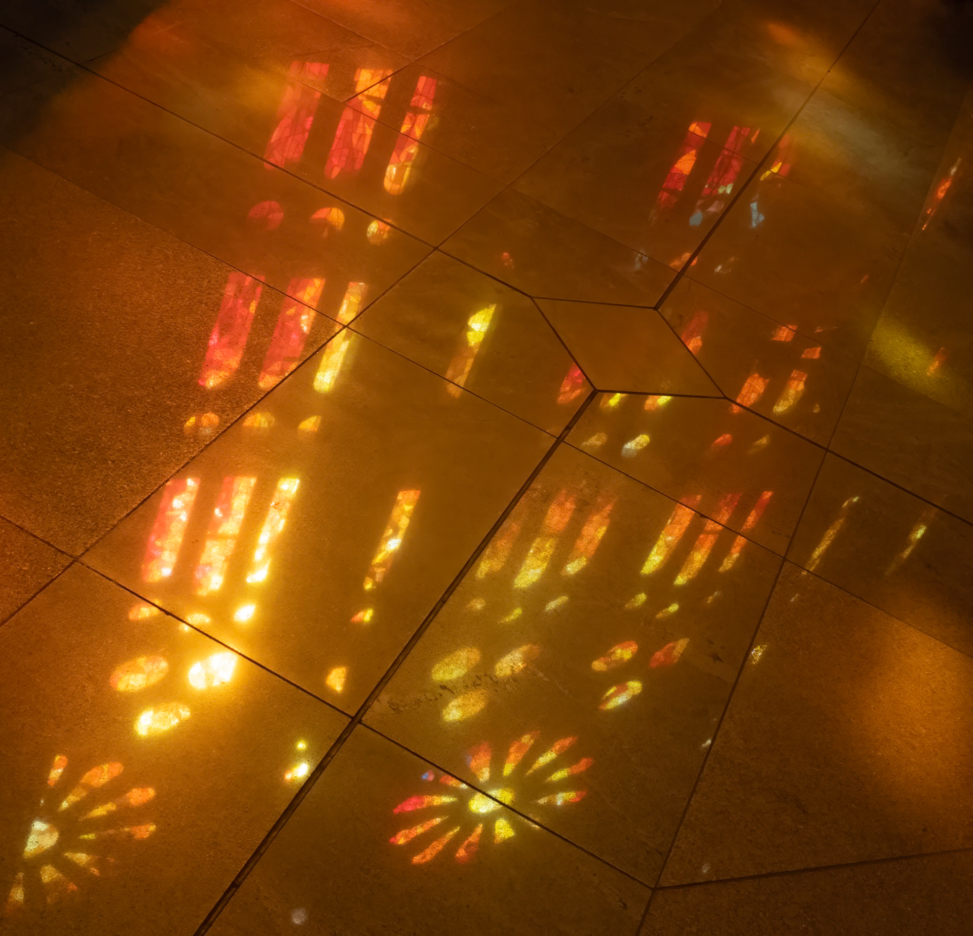 Light on Floor, Sagrada Familia, Barcelona