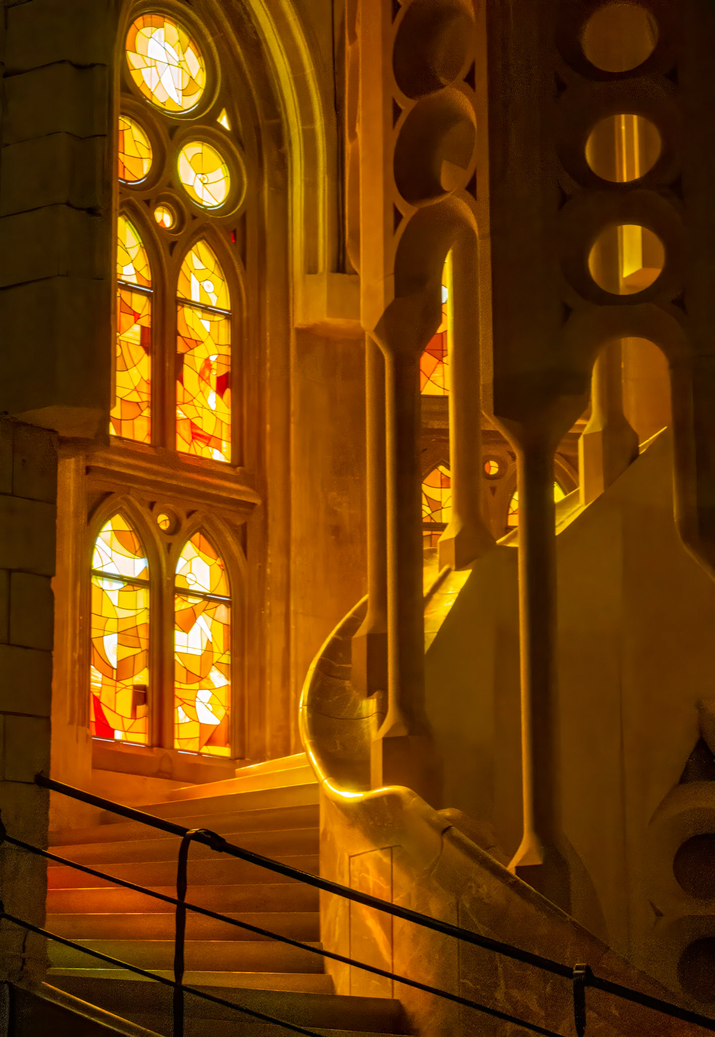 Stairs, Sagrada Familia Barcelona