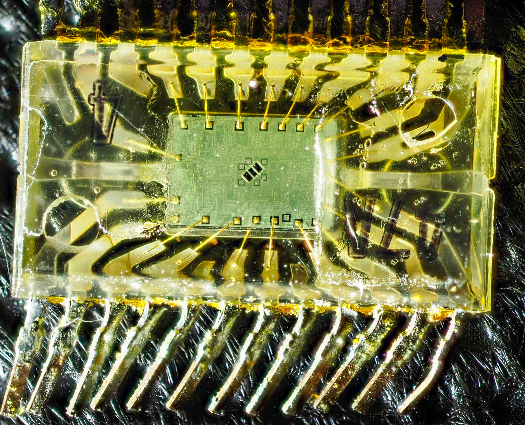 Macro Computer Chip