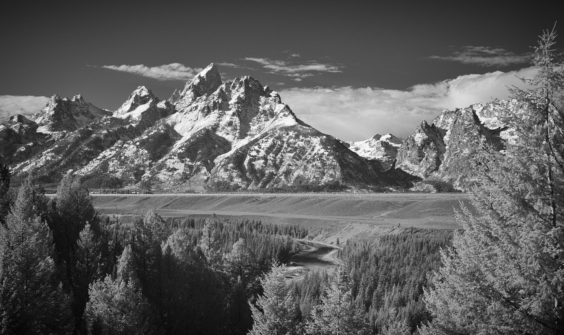 Infrared Snake River, Wyoming